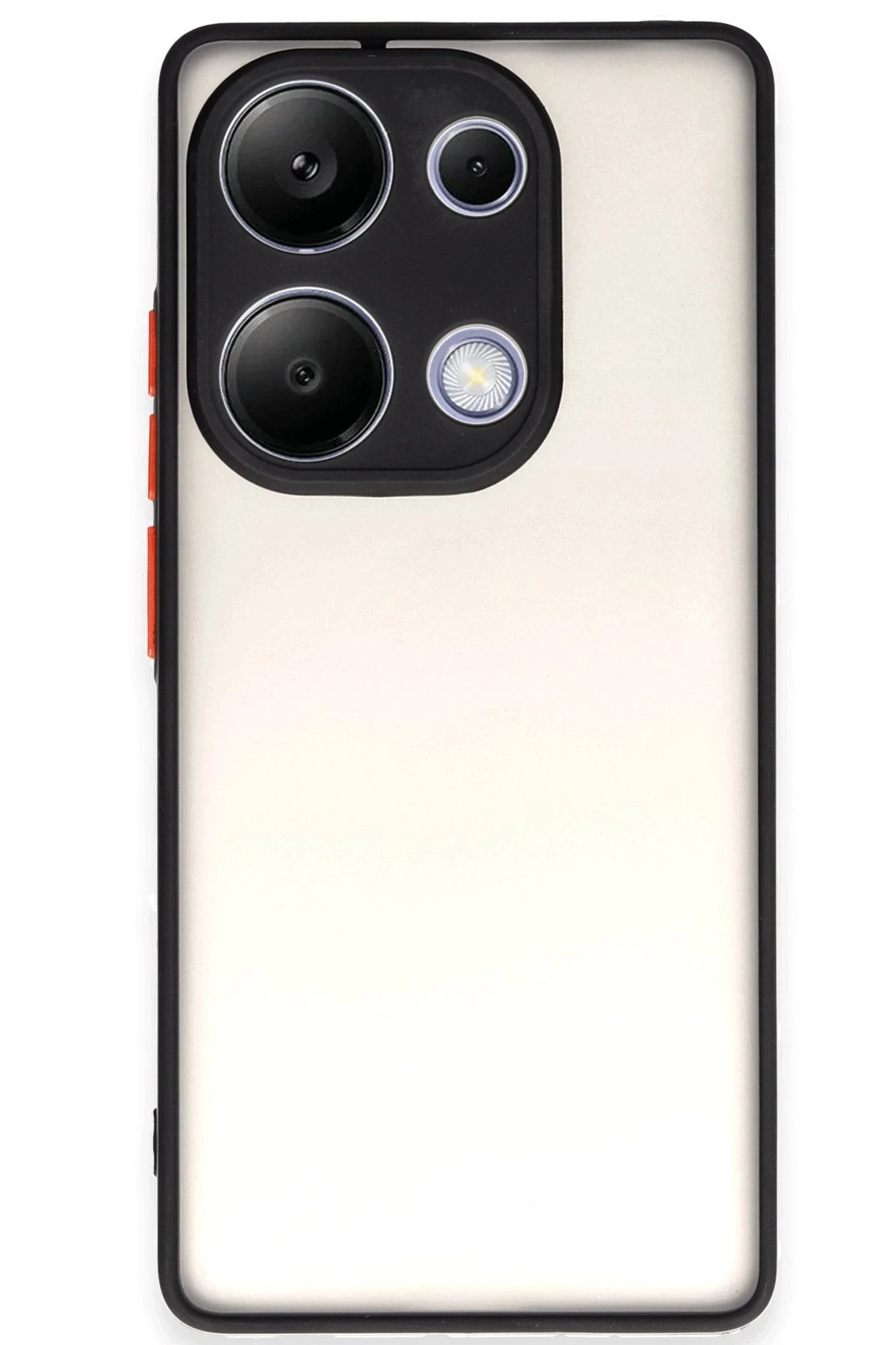 Xiaomi Redmi Note 13 Pro 4G Kılıf Montreal Silikon Kapak - Siyah-(5796)