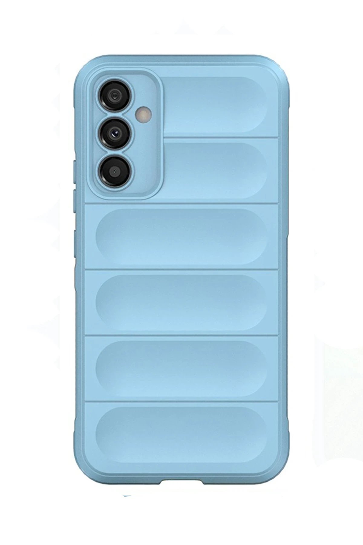 Samsung Galaxy A15 4G Kılıf Optimum Silikon - Sky Blue-(5796)