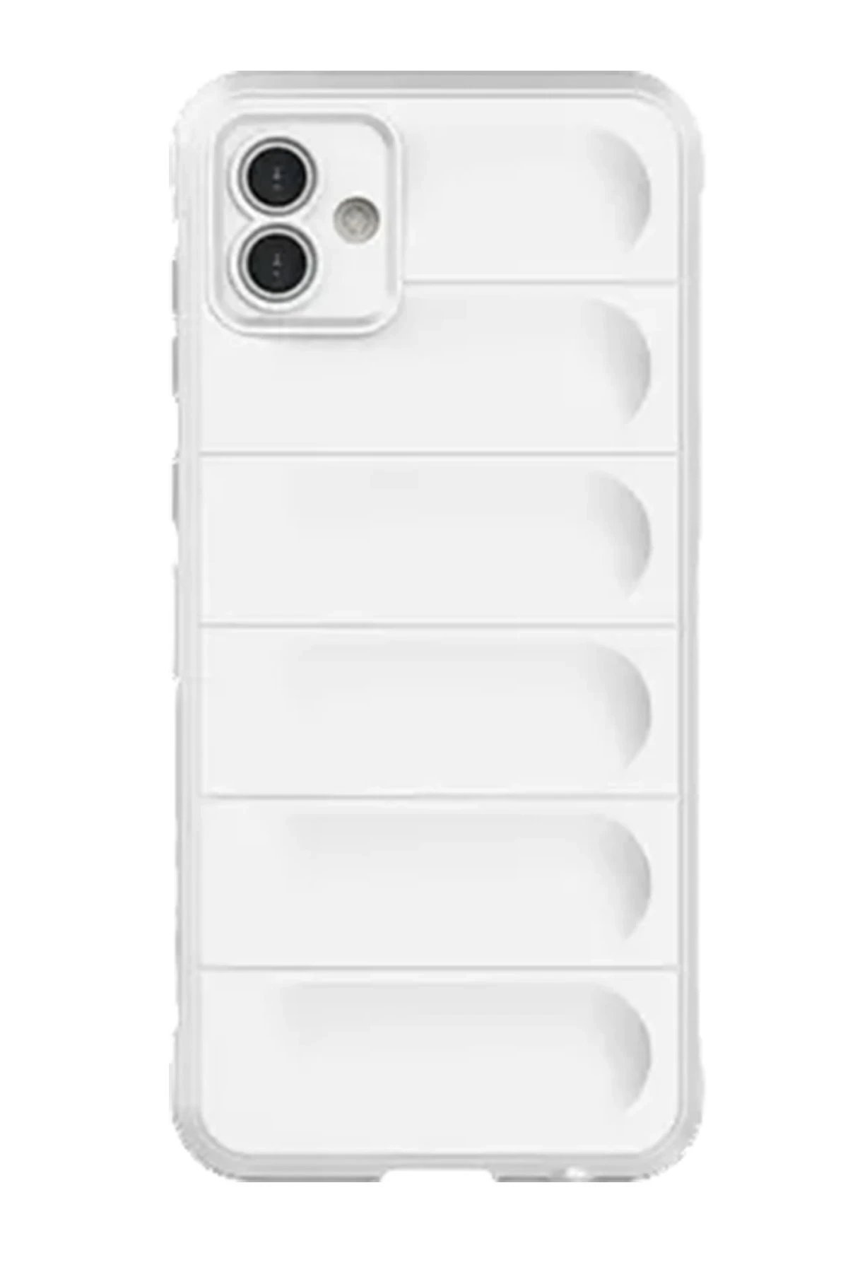 Samsung Galaxy A05 Kılıf Optimum Silikon - Krem-(5796)