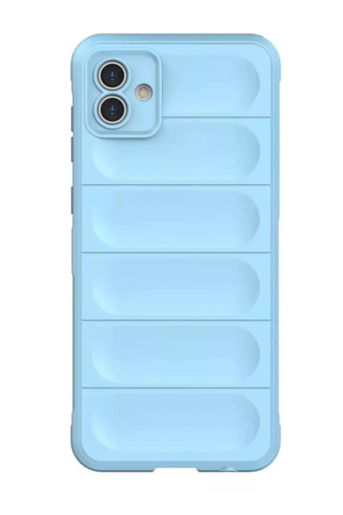 Samsung Galaxy A05 Kılıf Optimum Silikon - Sky Blue-(5796)