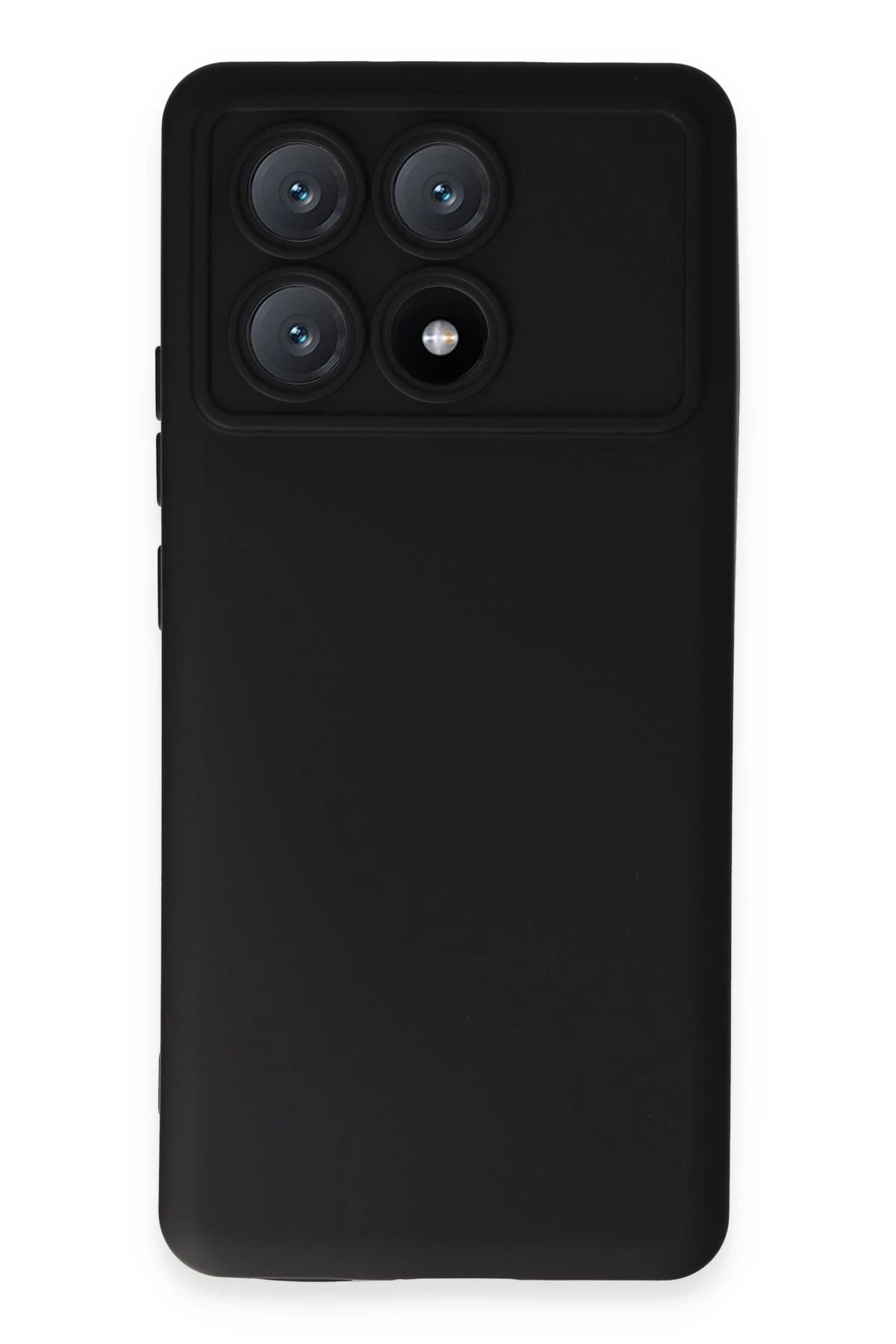 Xiaomi Poco X6 Pro Kılıf Nano içi Kadife Silikon - Siyah-(5796)