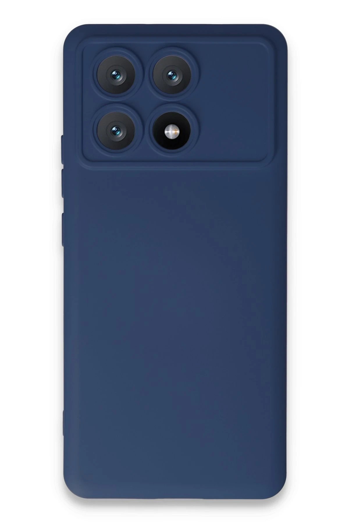 Xiaomi Poco X6 Pro Kılıf Nano içi Kadife Silikon - Lacivert-(5796)