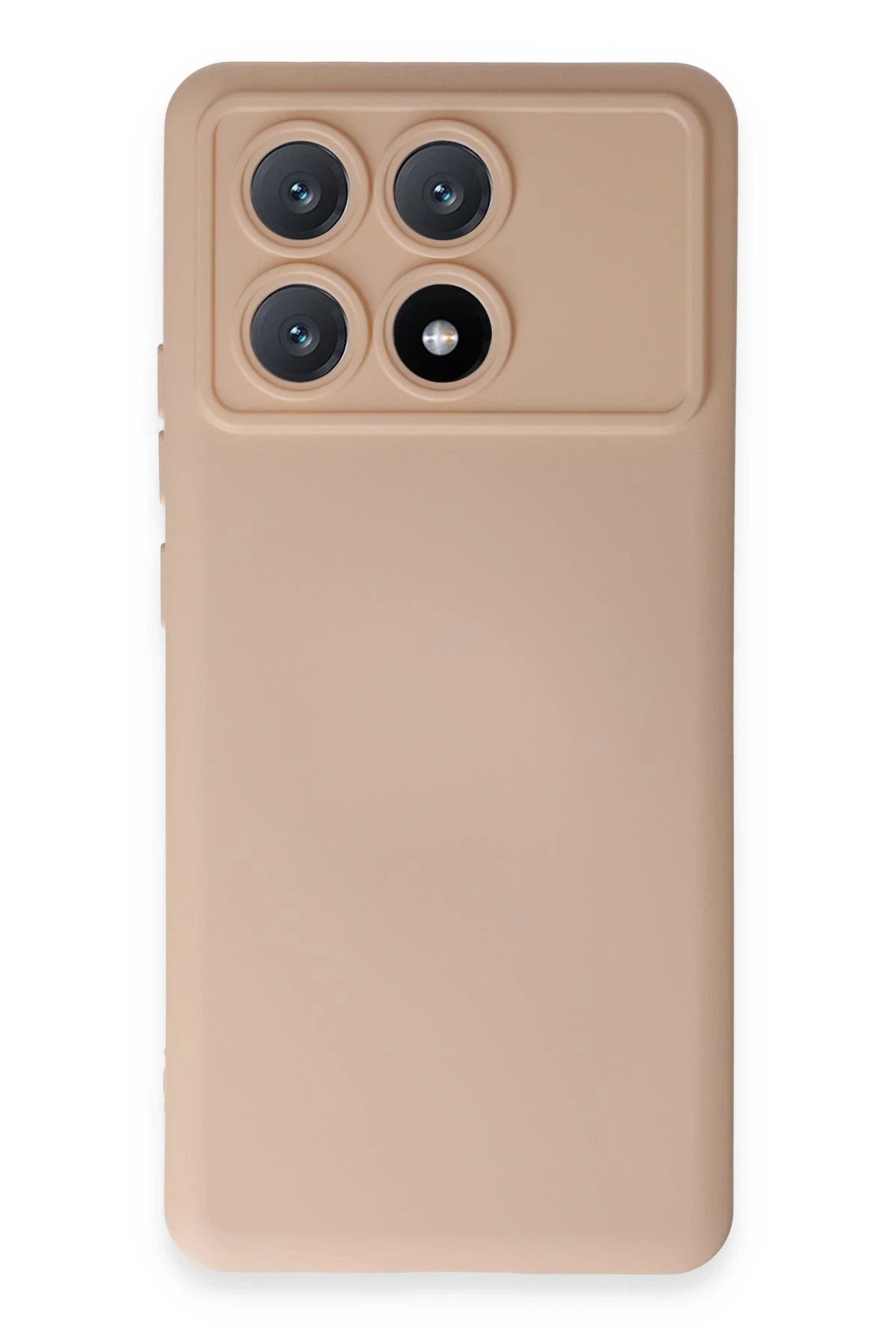 Xiaomi Poco X6 Pro Kılıf Nano içi Kadife Silikon - Pudra-(5796)