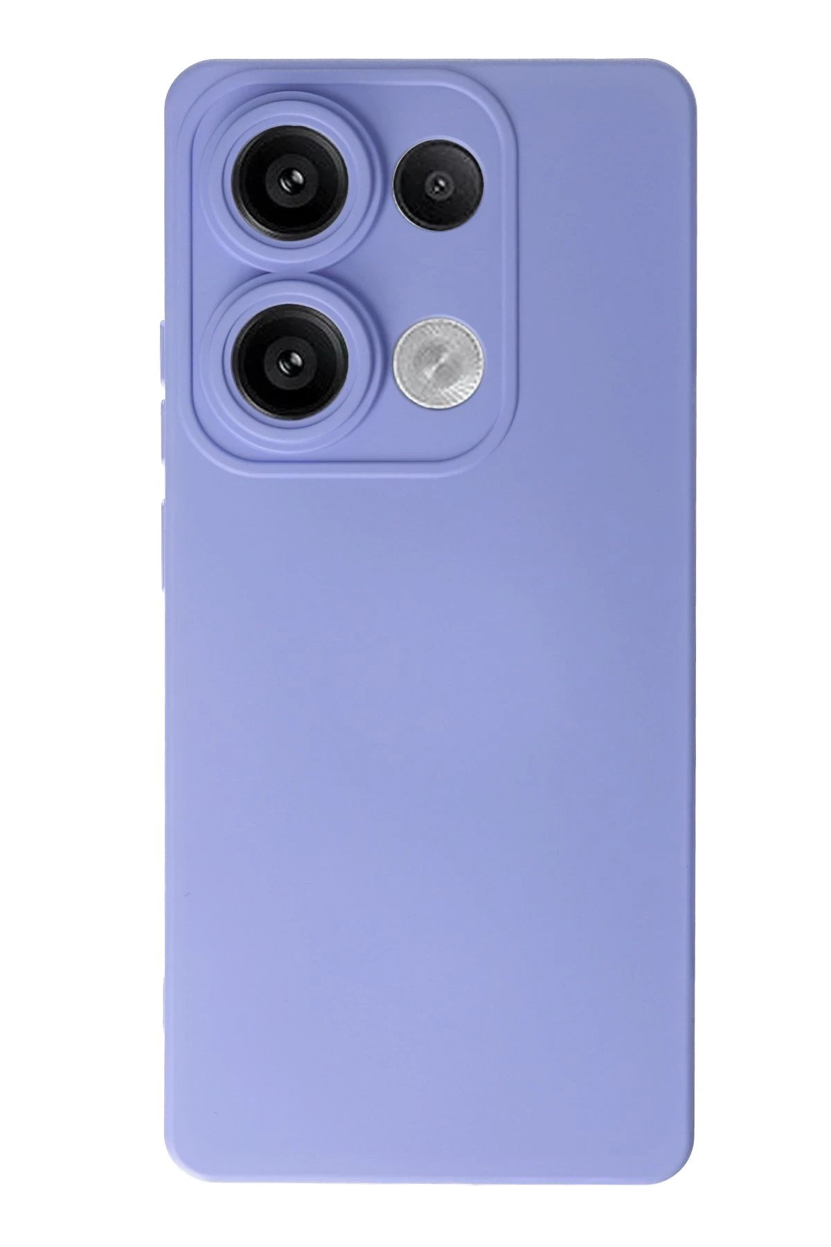 Xiaomi Redmi Note 13 4G Kılıf Nano içi Kadife Silikon - Lila-(5796)