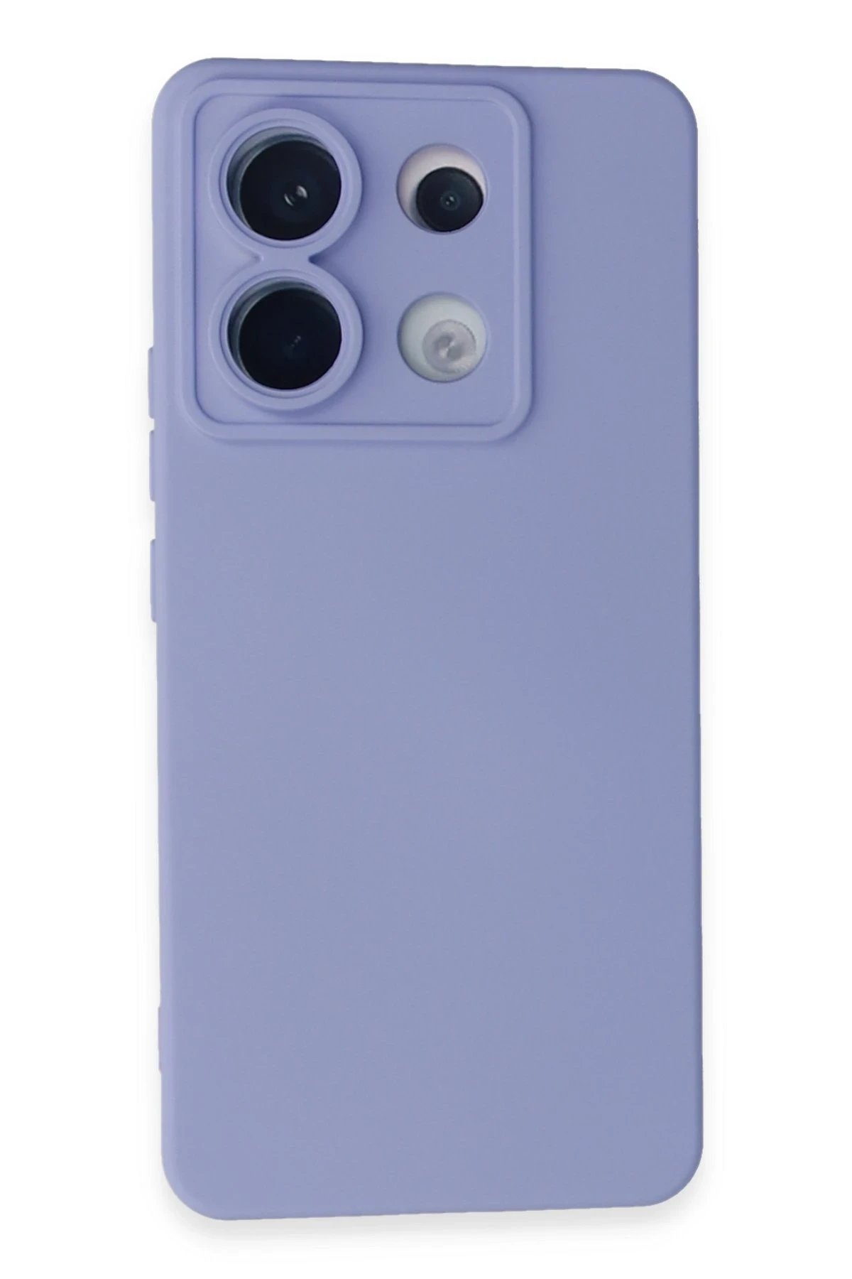 Xiaomi Redmi Note 13 Pro 5G Kılıf Nano içi Kadife Silikon - Lila-(5796)
