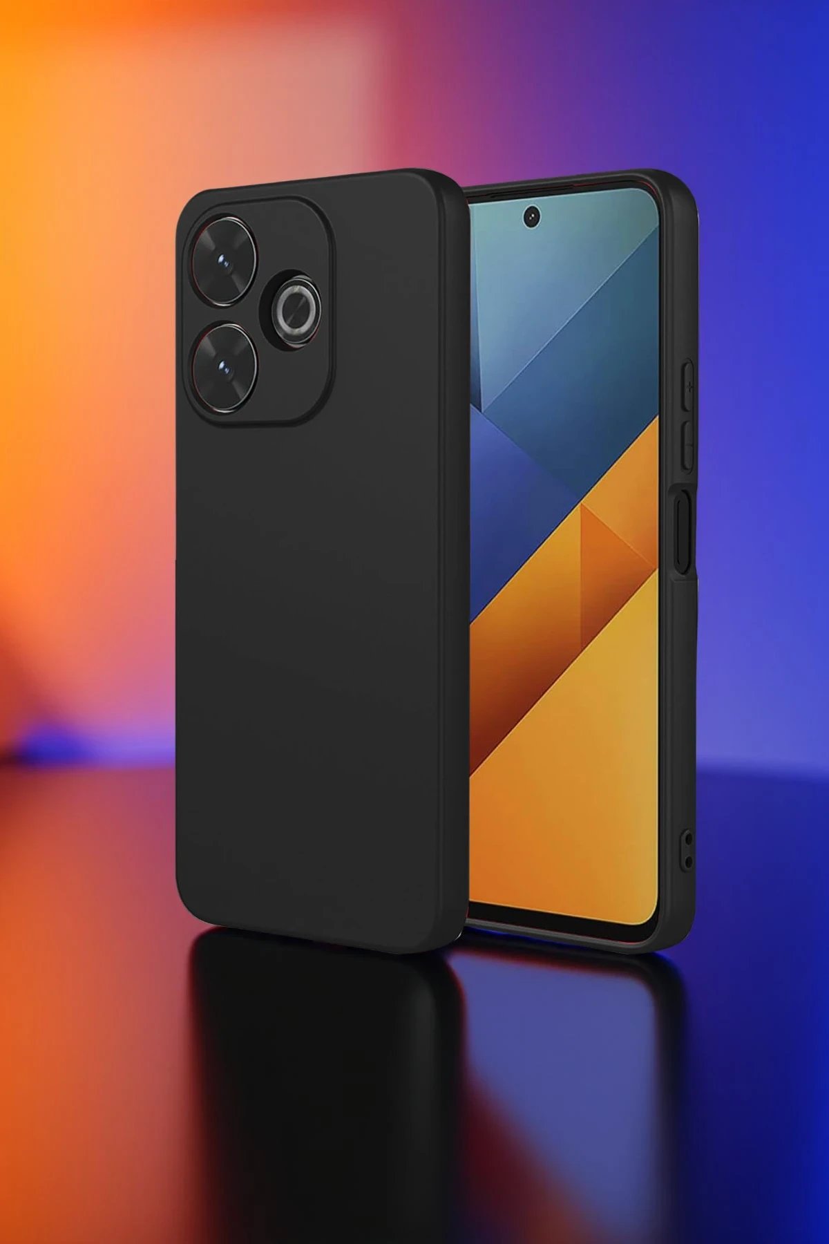Xiaomi Redmi 13 4G Kılıf Nano içi Kadife Silikon - Koyu Yeşil-(5796)