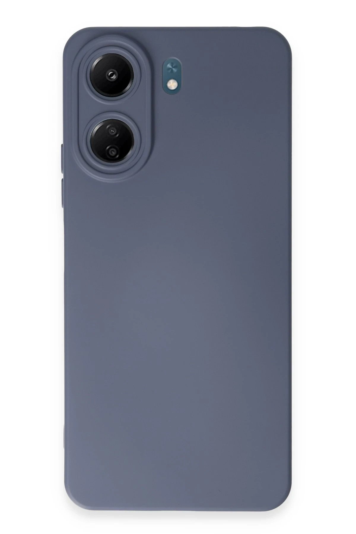 Xiaomi Redmi 13C Kılıf Nano içi Kadife Silikon - Gri-(5796)