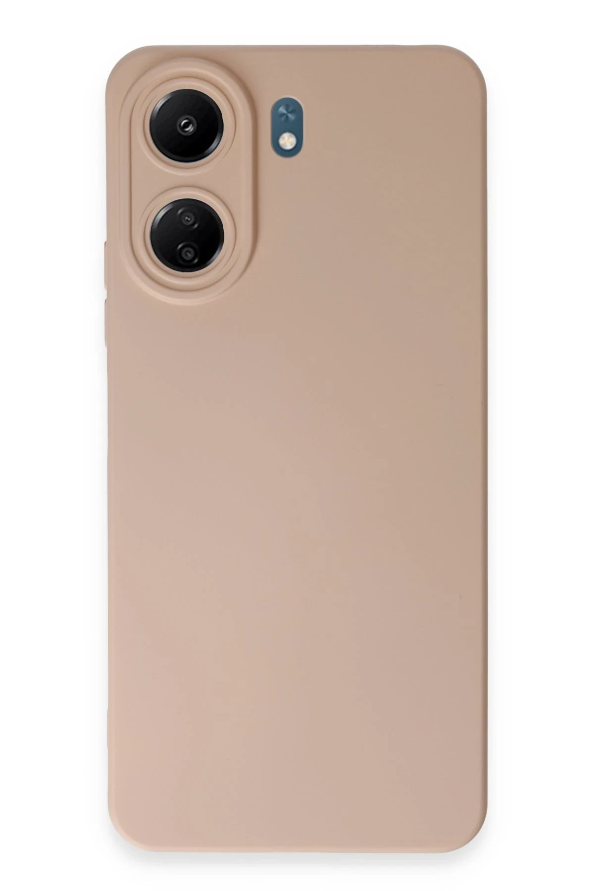 Xiaomi Redmi 13C Kılıf Nano içi Kadife Silikon - Pudra-(5796)