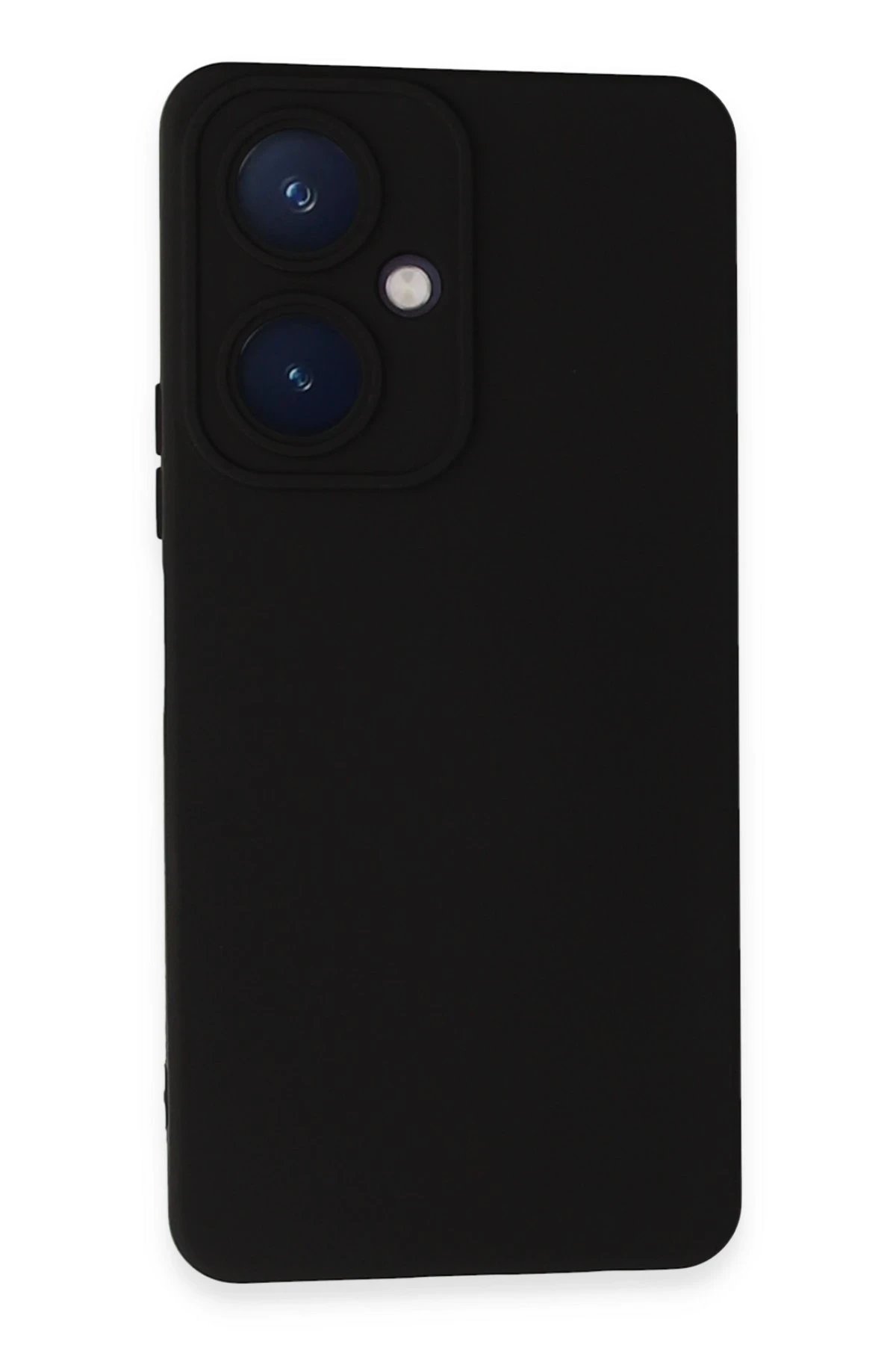 Vivo Y27 Kılıf Nano içi Kadife Silikon - Siyah-(5796)