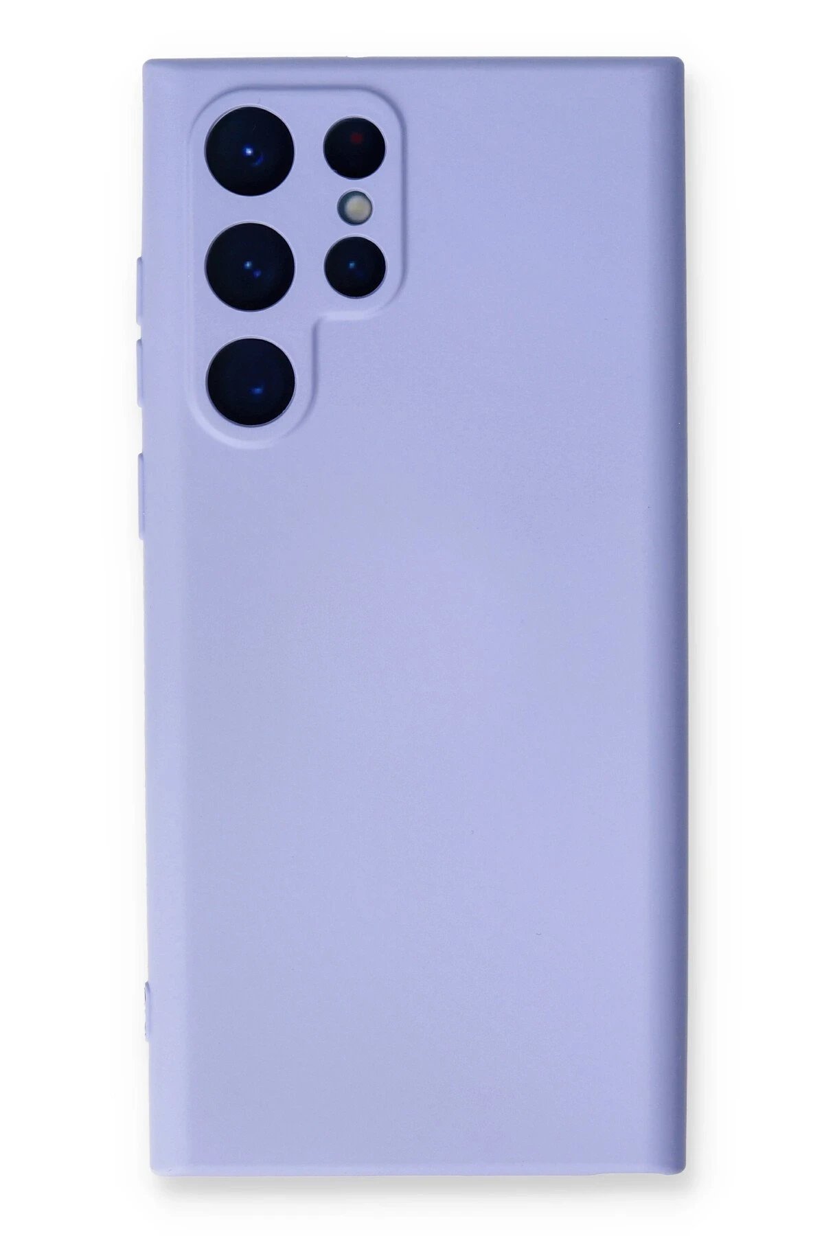 Samsung Galaxy S24 Ultra Kılıf Nano içi Kadife Silikon - Lila-(5796)