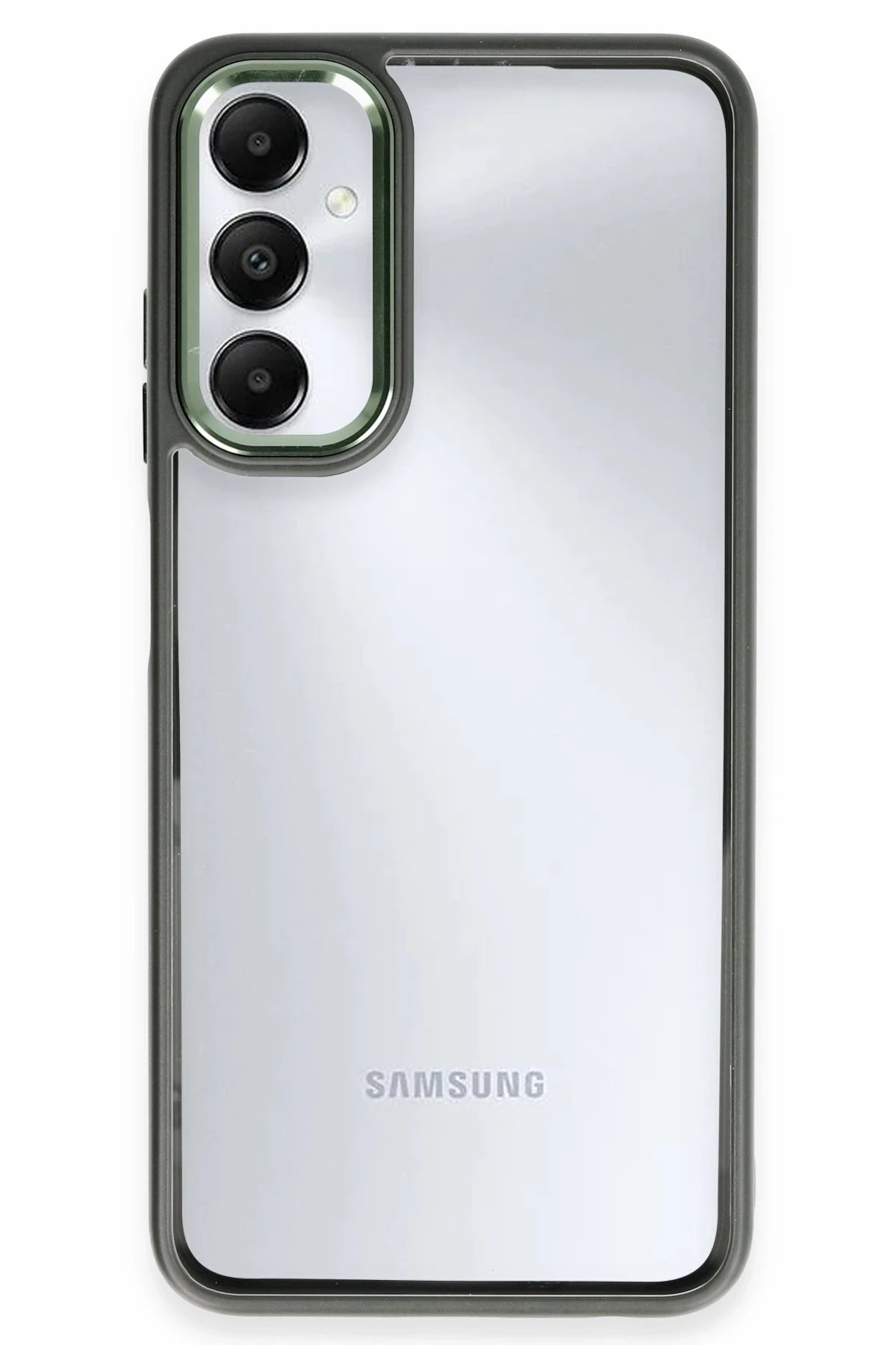 Samsung Galaxy A05S Kılıf Power Silikon - Koyu Yeşil-(5796)