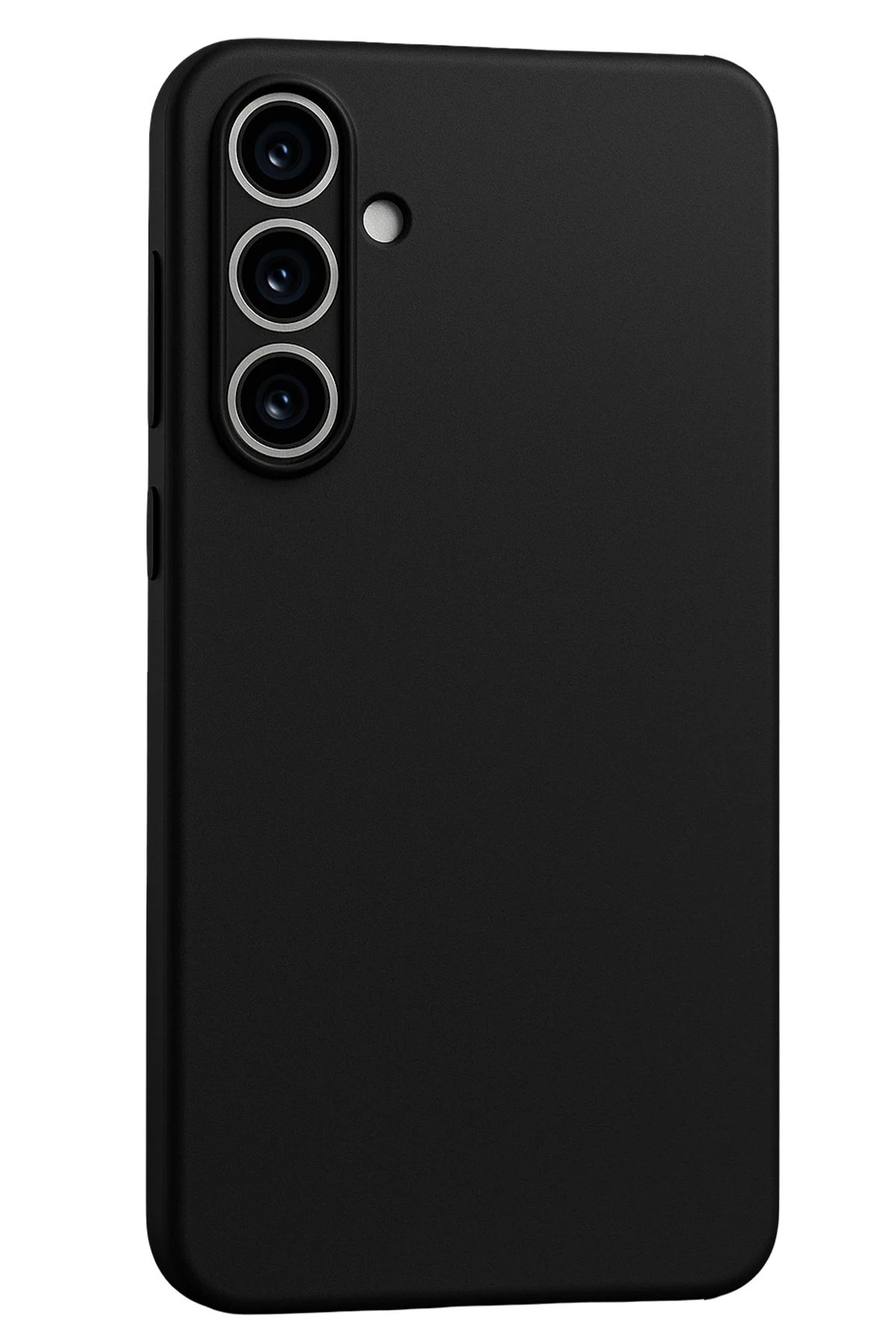 Samsung Galaxy A55 5G Kılıf First Silikon - Siyah-(5796)