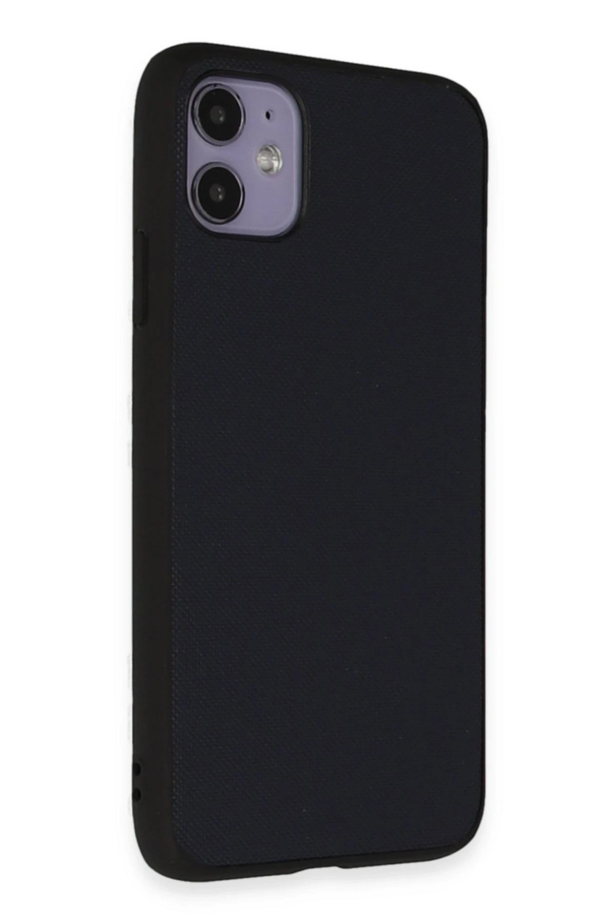 iPhone 11 Kılıf Taft Kapak - Lacivert-(5796)