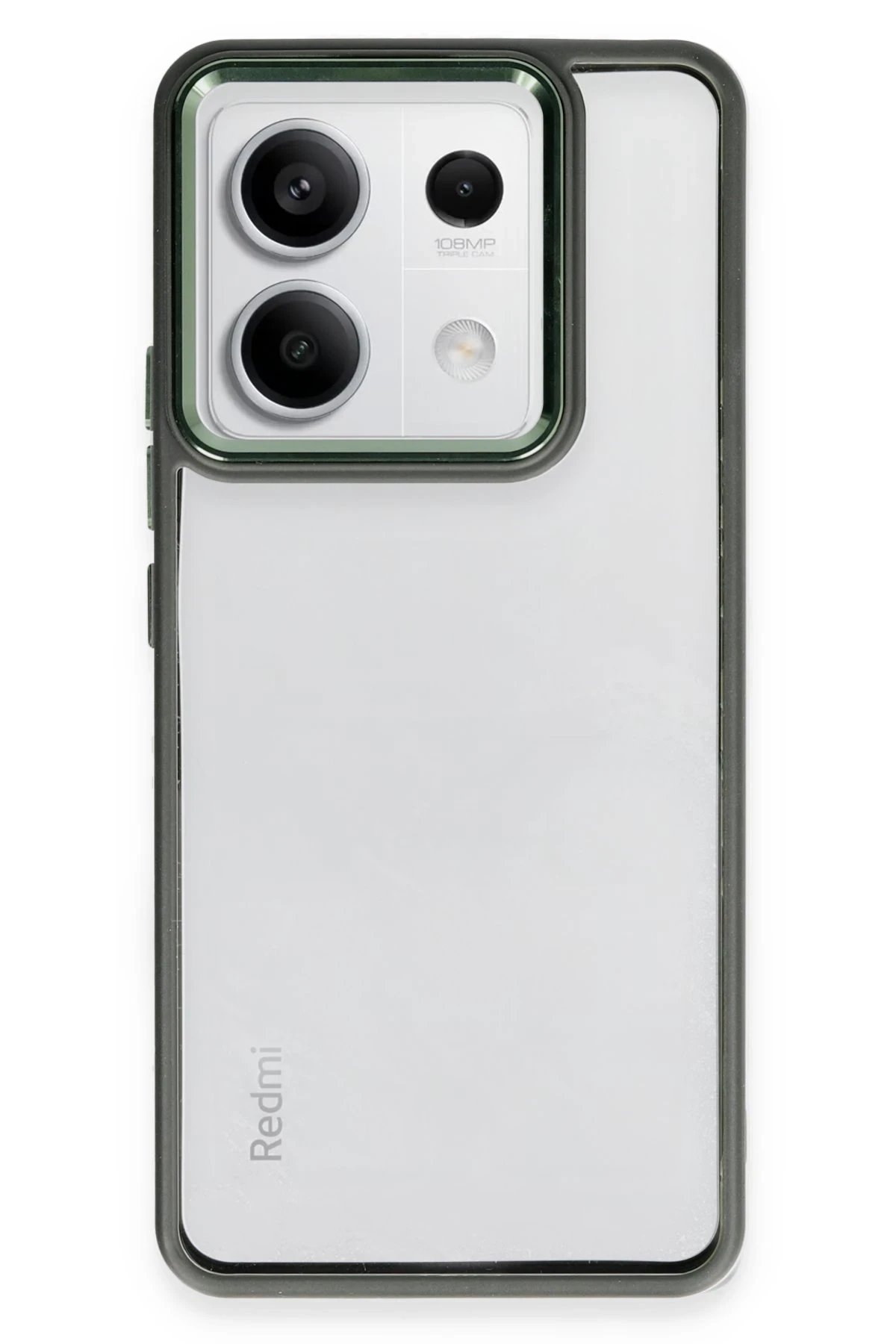 Xiaomi Redmi Note 13 Pro 4G Kılıf Power Silikon - Koyu Yeşil-(5796)