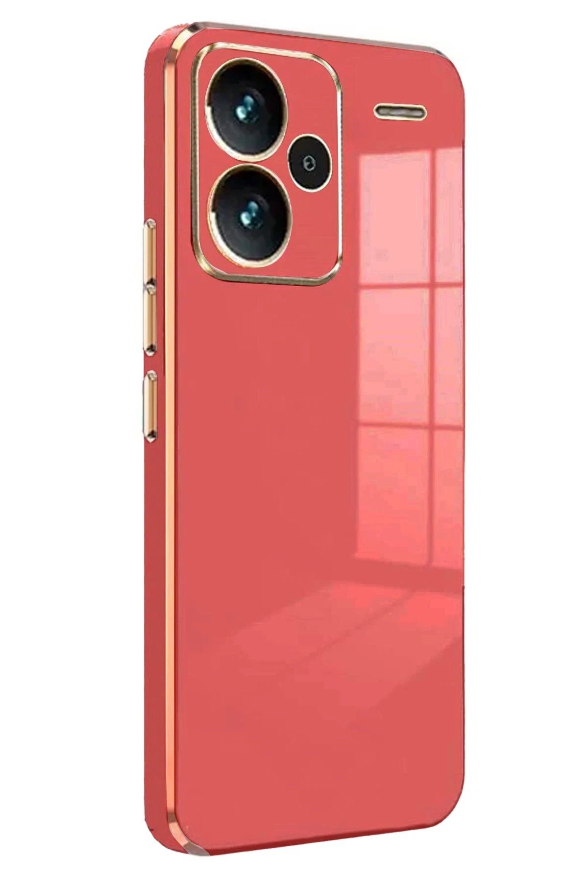 Xiaomi Redmi Note 13 Pro Plus Kılıf Volet Silikon - Kırmızı-(5796)