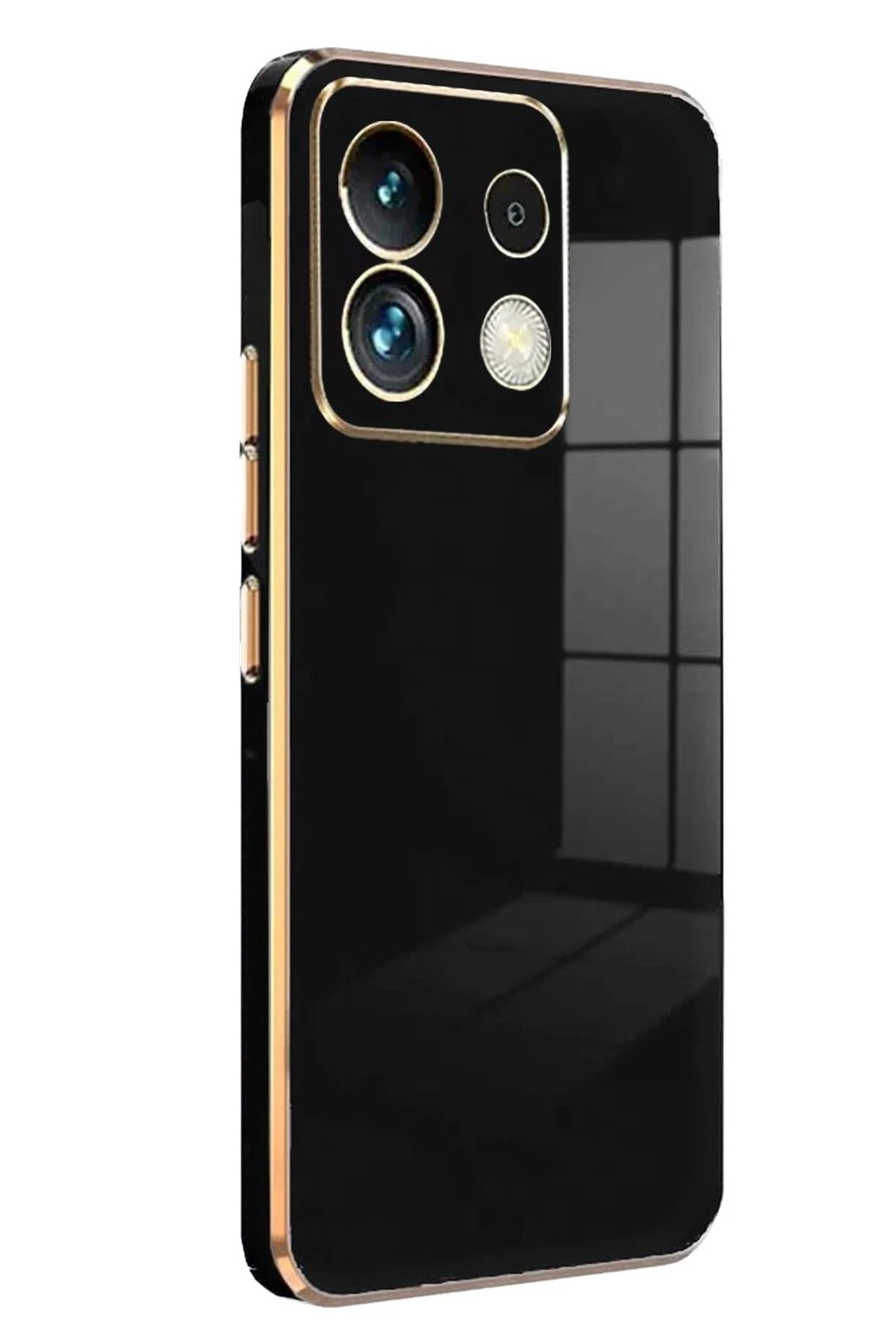 Xiaomi Redmi Note 13 Pro 5G Kılıf Volet Silikon - Siyah-(5796)