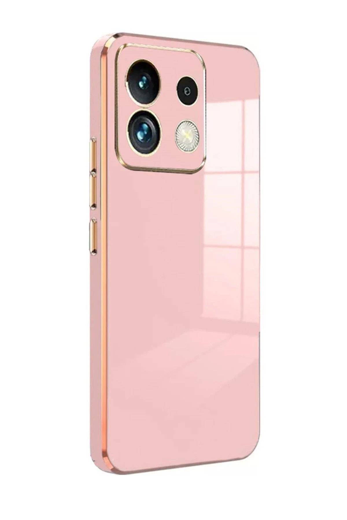 Xiaomi Redmi Note 13 Pro 5G Kılıf Volet Silikon - Pembe-(5796)
