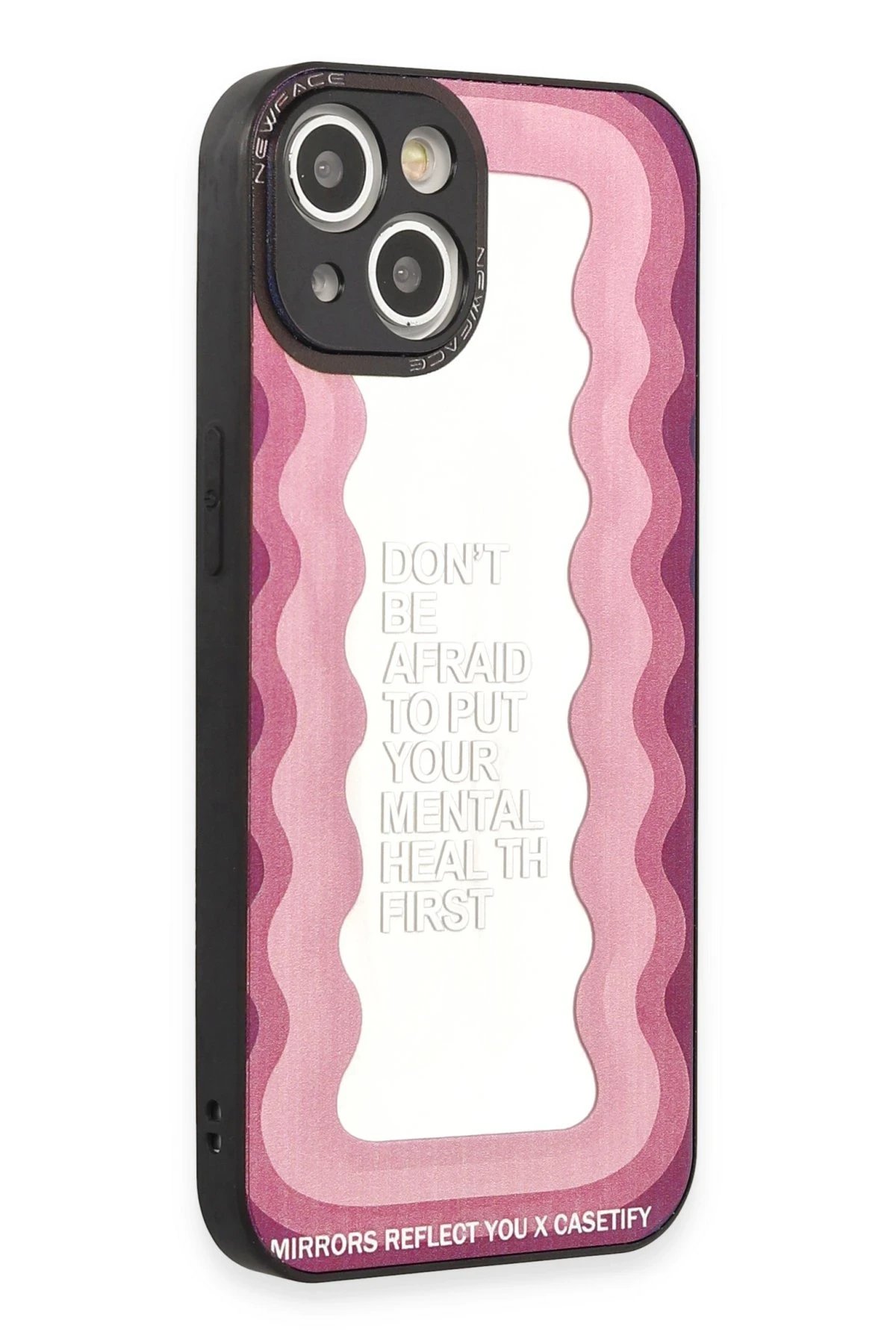 iPhone 15 Kılıf Mirror Desenli Kapak - Mirror - 11-(5796)