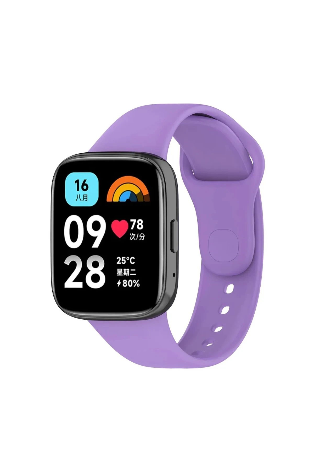 Xiaomi Redmi Watch 3 Active Klasik Kordon - Lila-(5796)