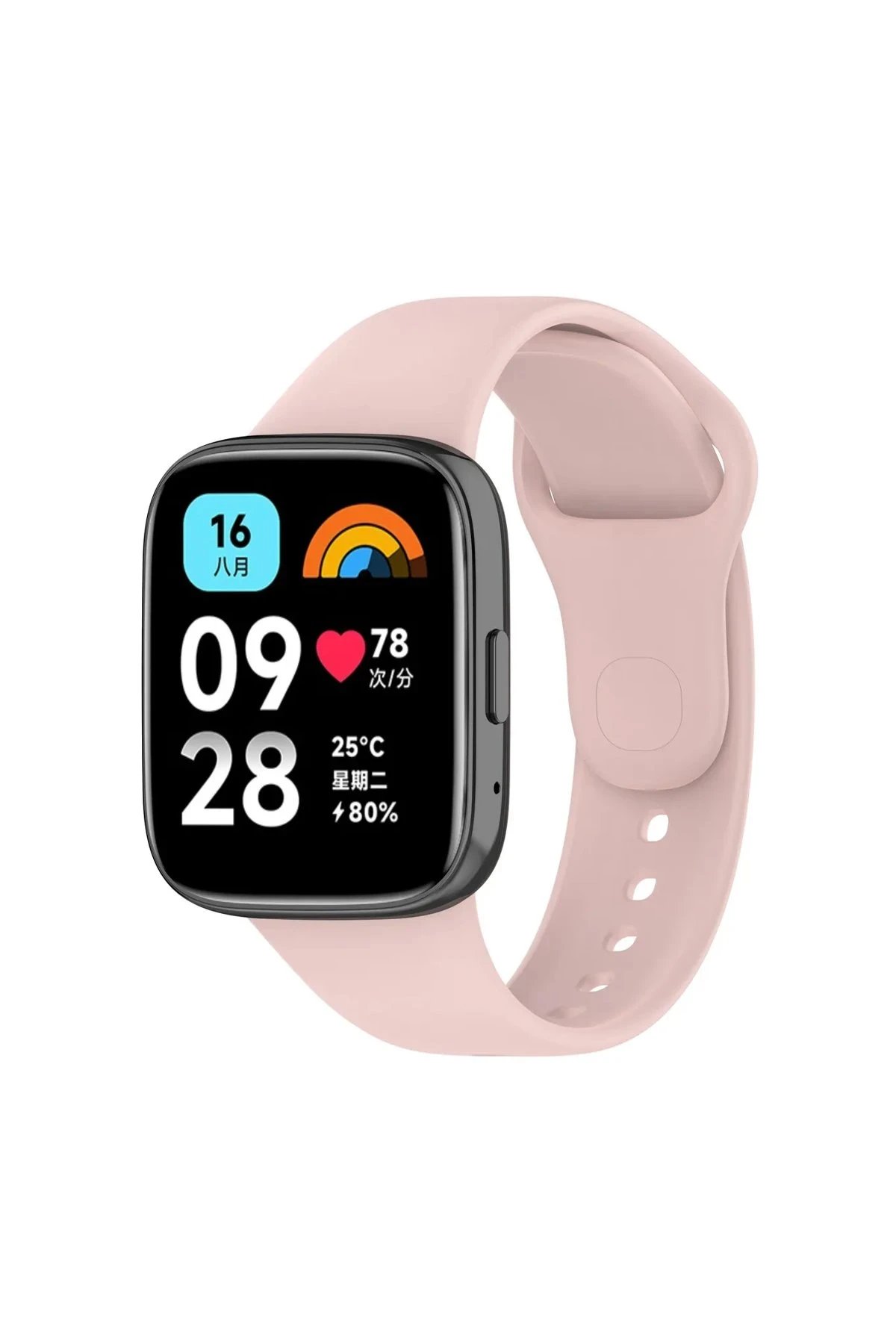 Xiaomi Redmi Watch 3 Active Klasik Kordon - Pudra-(5796)