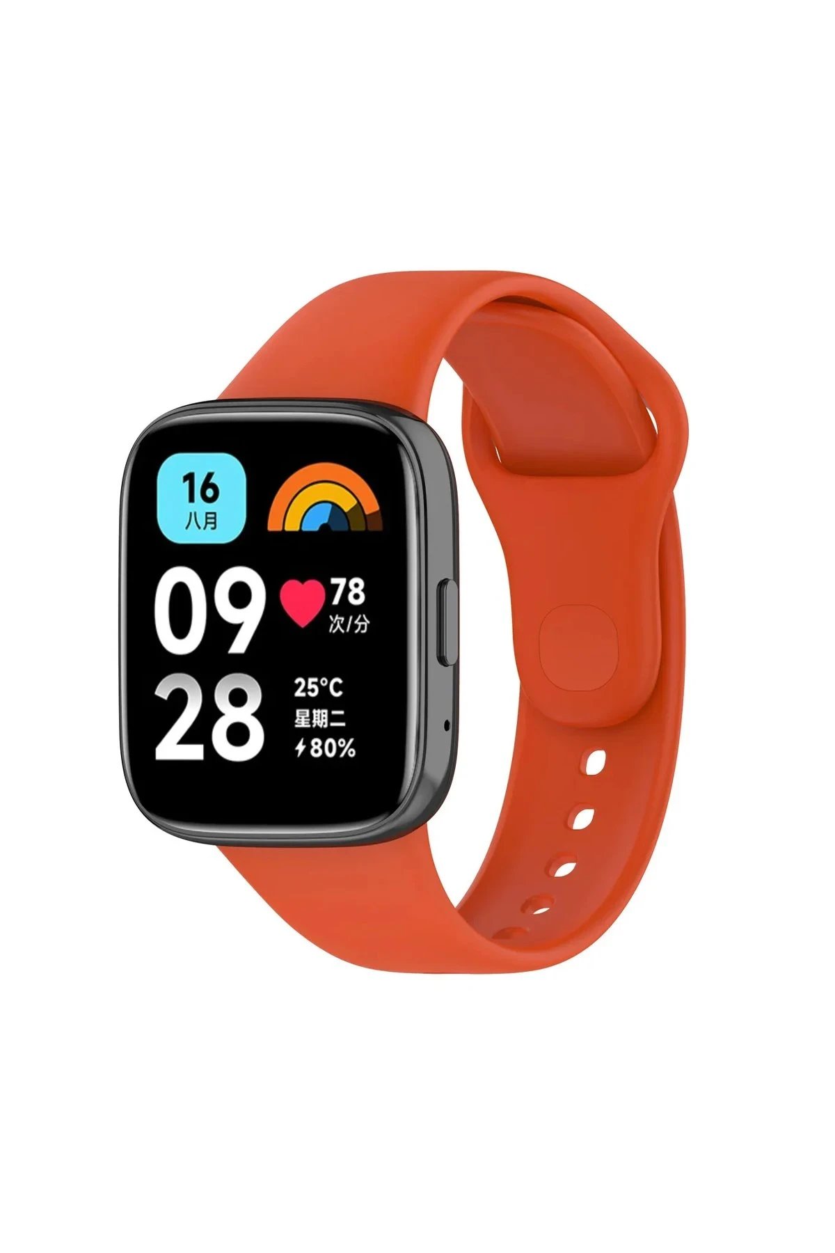 Xiaomi Redmi Watch 3 Active Klasik Kordon - Turuncu-(5796)