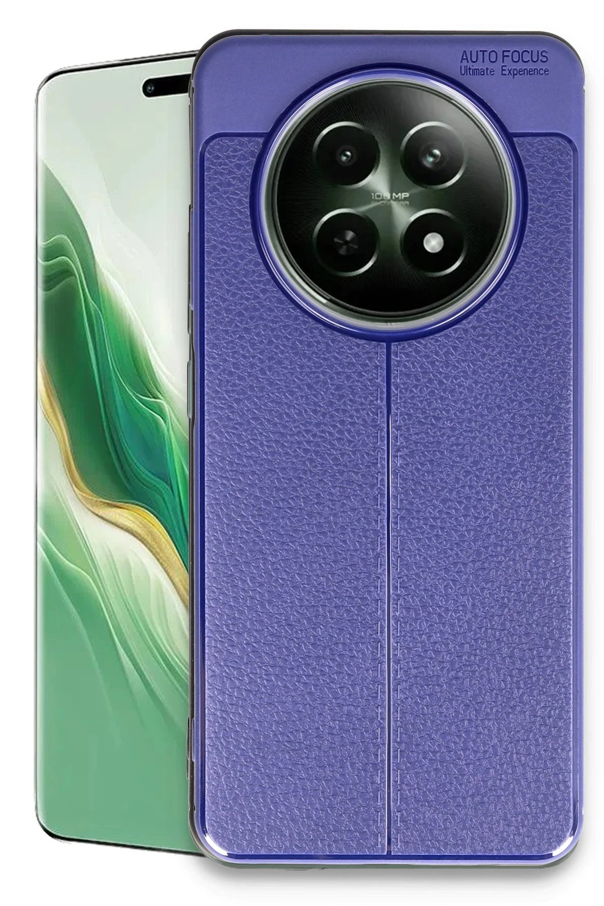 Realme 12 5G Kılıf Auto Focus Kapak - Lacivert-(5796)
