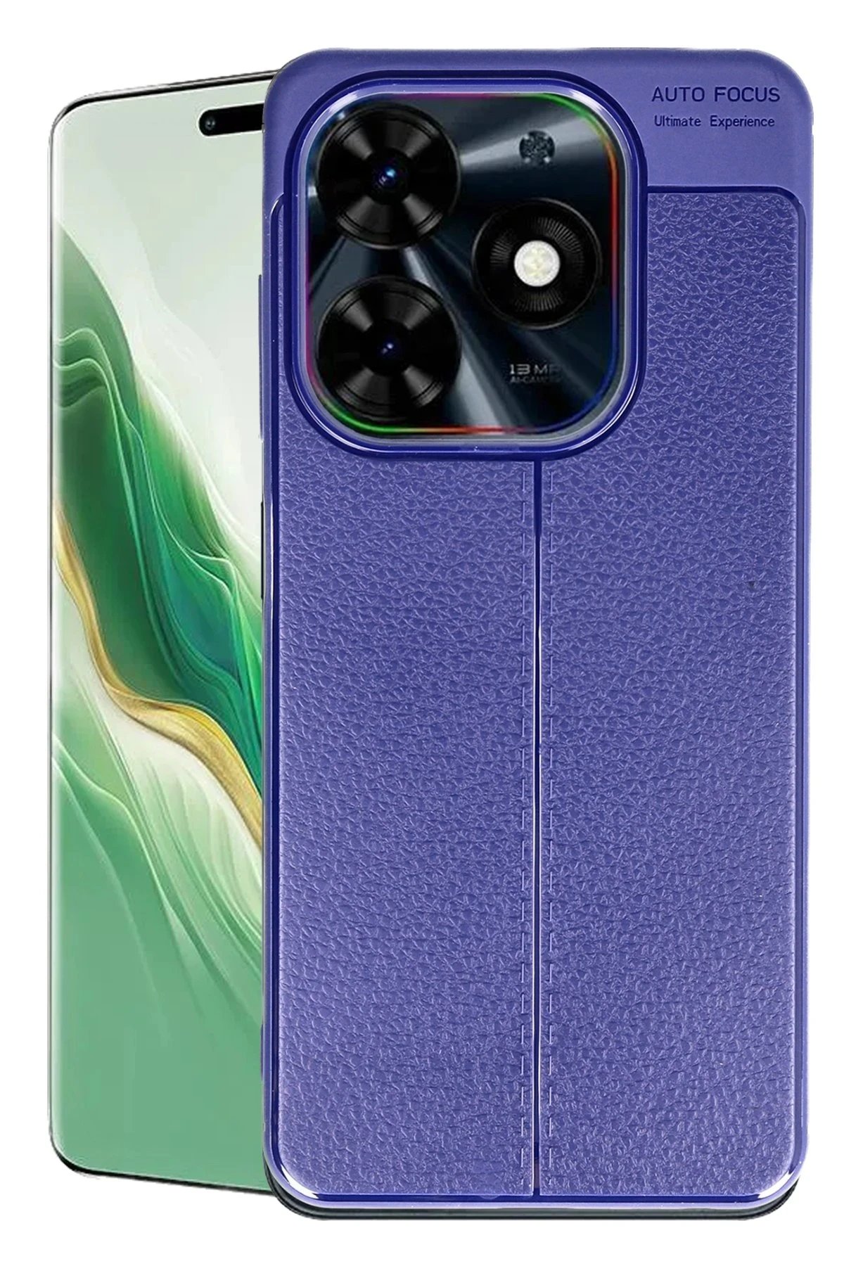 Tecno Spark Go 2024 Kılıf Auto Focus Kapak - Lacivert-(5796)