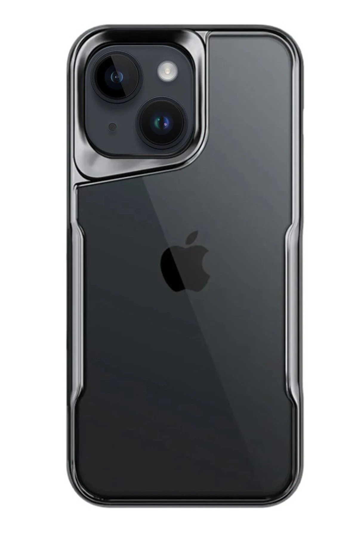 iPhone 15 Kılıf Boyi Silikon Kapak - Titan Gri-(5796)