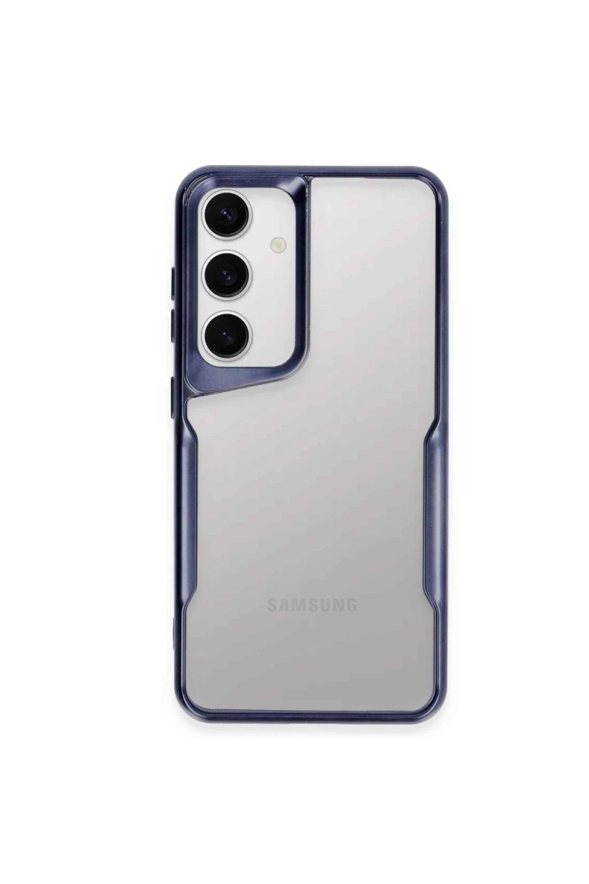 Samsung Galaxy A15 4G Kılıf Boyi Silikon Kapak - Lacivert-(5796)