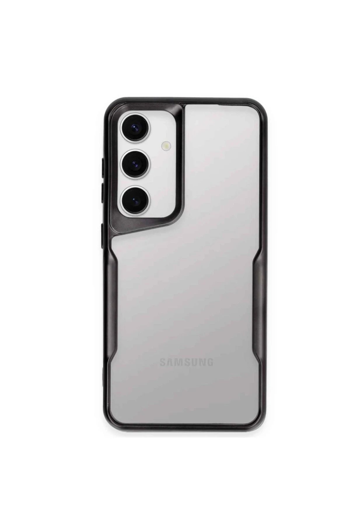 Samsung Galaxy A25 5G Kılıf Boyi Silikon Kapak - Siyah-(5796)