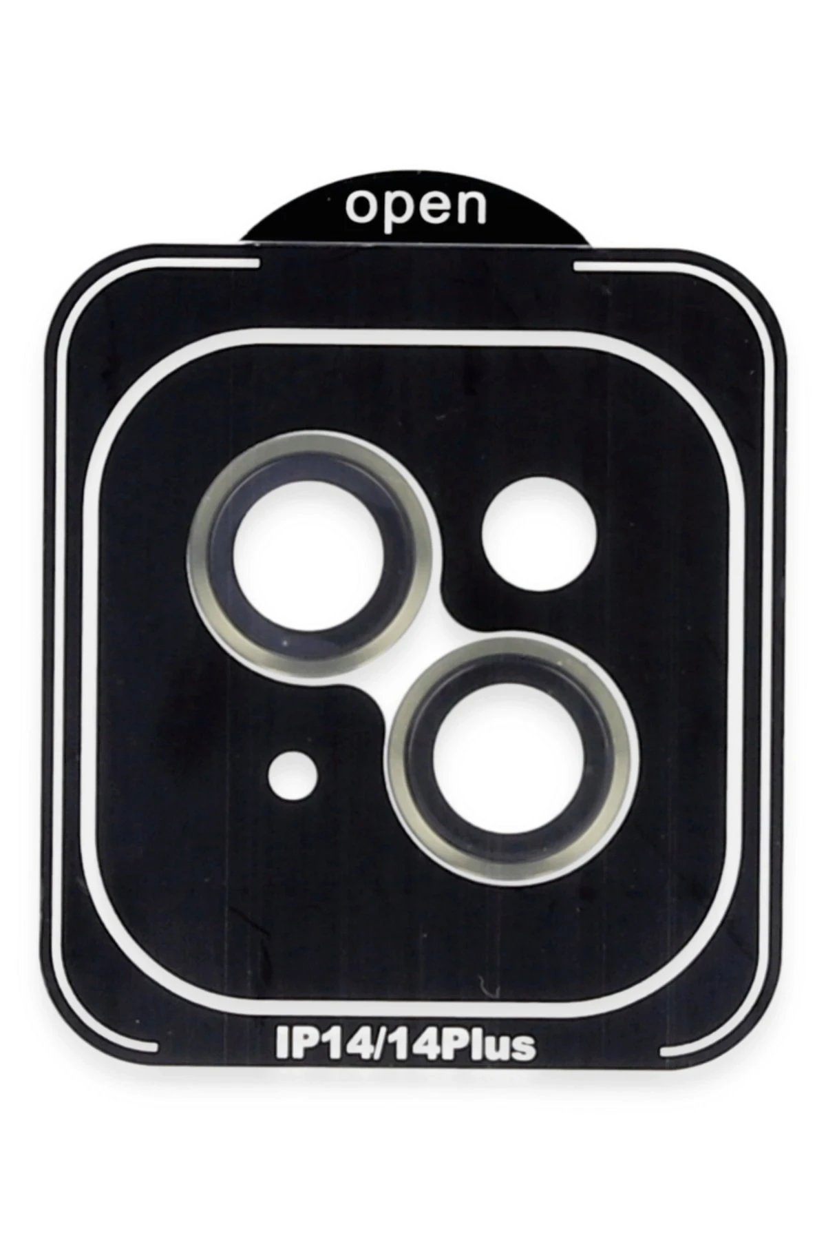 iPhone 14 PVD Metal Kamera Lens - Yeşil-(5796)