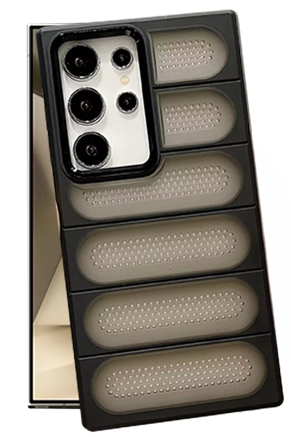Samsung Galaxy S24 Ultra Kılıf Airmax Silikon Kapak - Siyah-(5796)