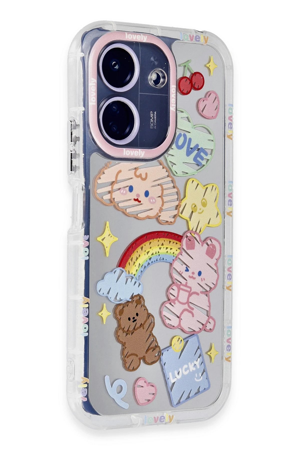 Xiaomi Redmi 13C Kılıf Reflexion Desenli Kapak - Desen 4-(5796)