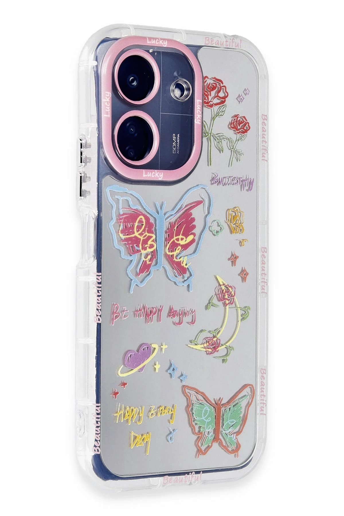 Xiaomi Redmi 13C Kılıf Reflexion Desenli Kapak - Desen 8-(5796)