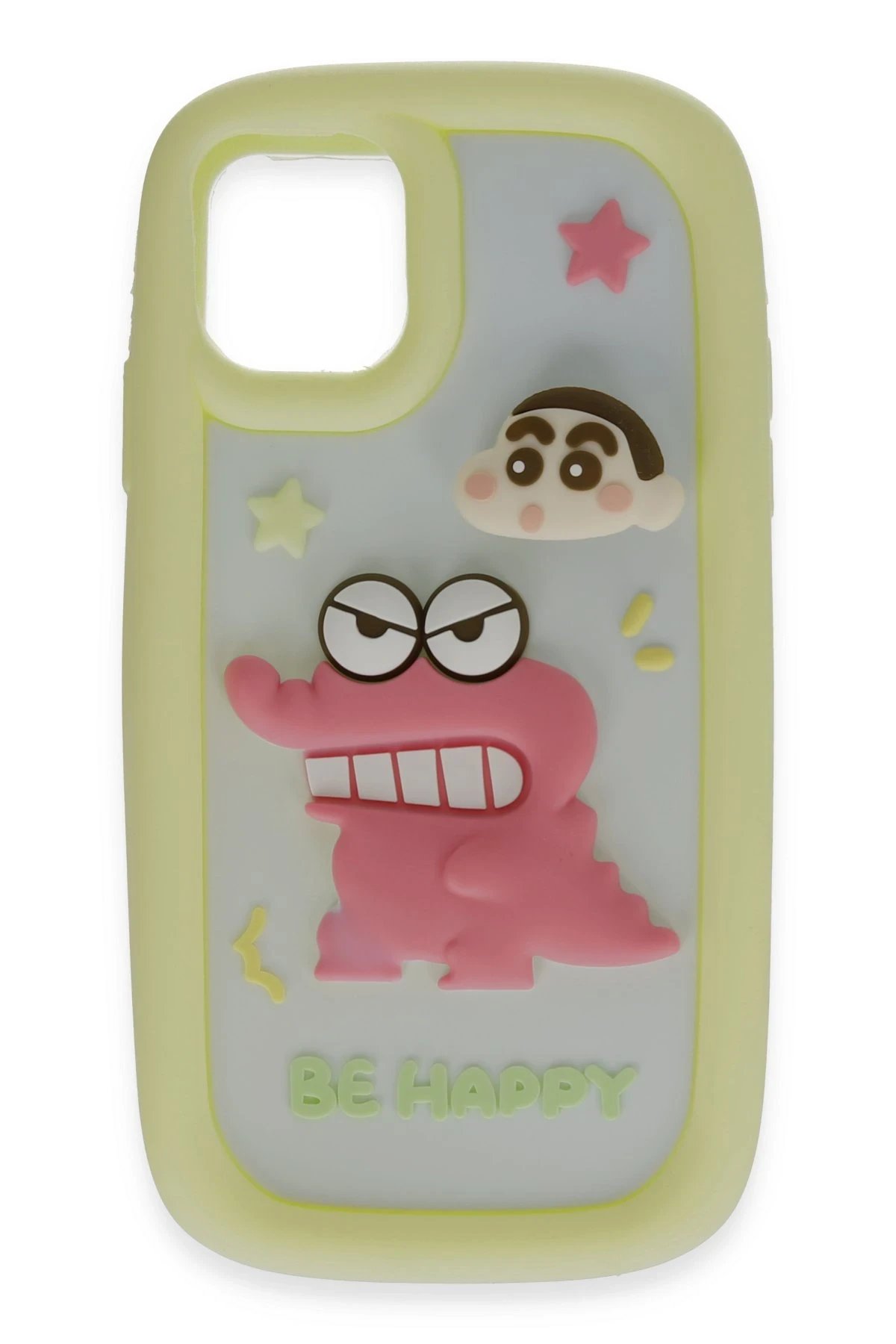 iPhone 11 Kılıf Poky Karakter Silikon Kapak - Desen 4-(5796)