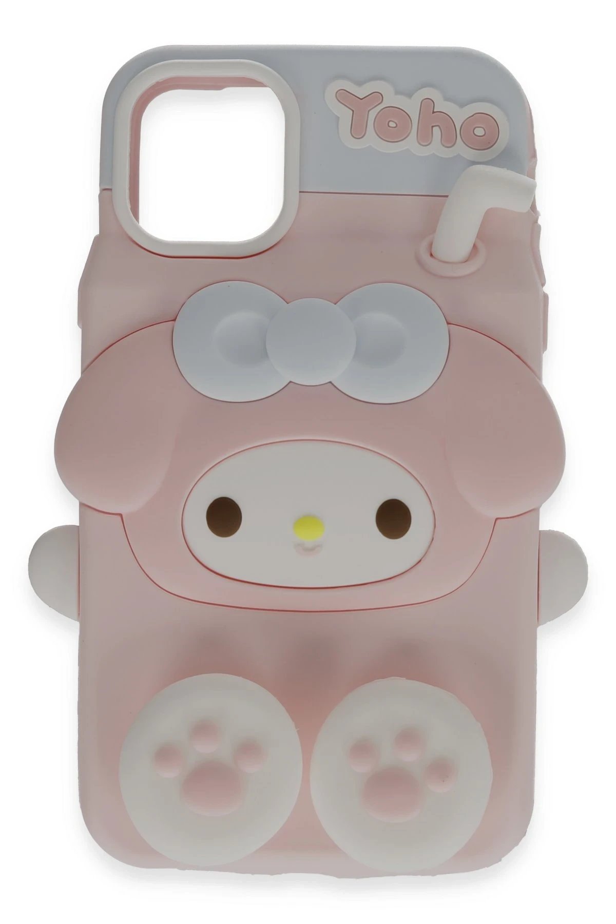iPhone 12 Kılıf Poky Karakter Silikon Kapak - Desen 2-(5796)