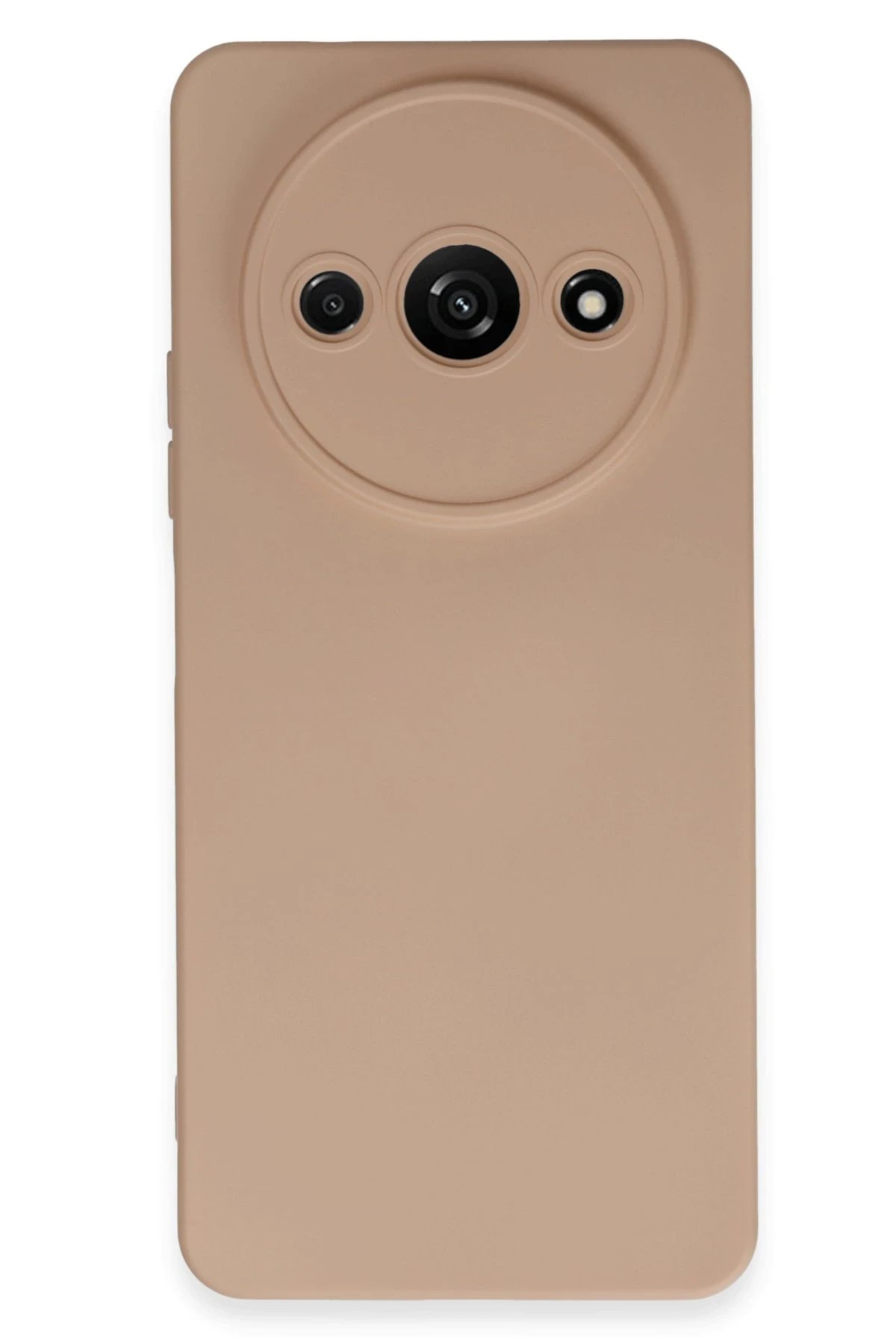 Xiaomi Redmi A3 4G Kılıf Nano içi Kadife Silikon - Pudra-(5796)