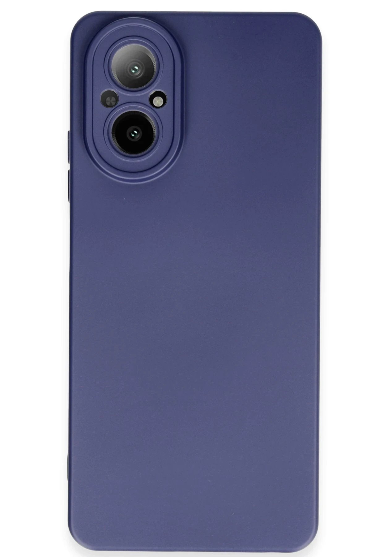 Realme 12 Lite Kılıf Nano içi Kadife Silikon - Lacivert-(5796)