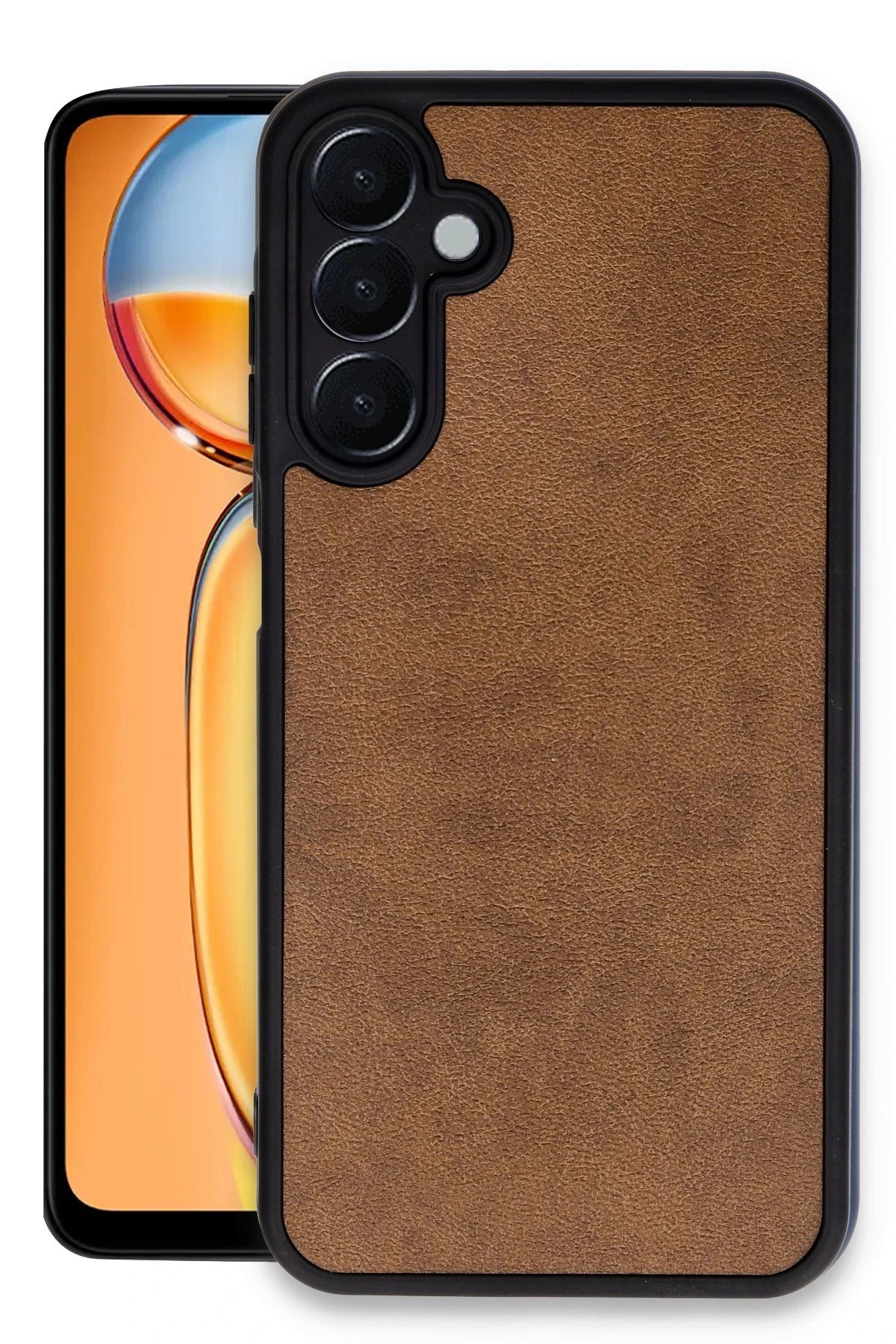 Samsung Galaxy A55 5G Kılıf Aras Deri Kapak - Taba-(5796)