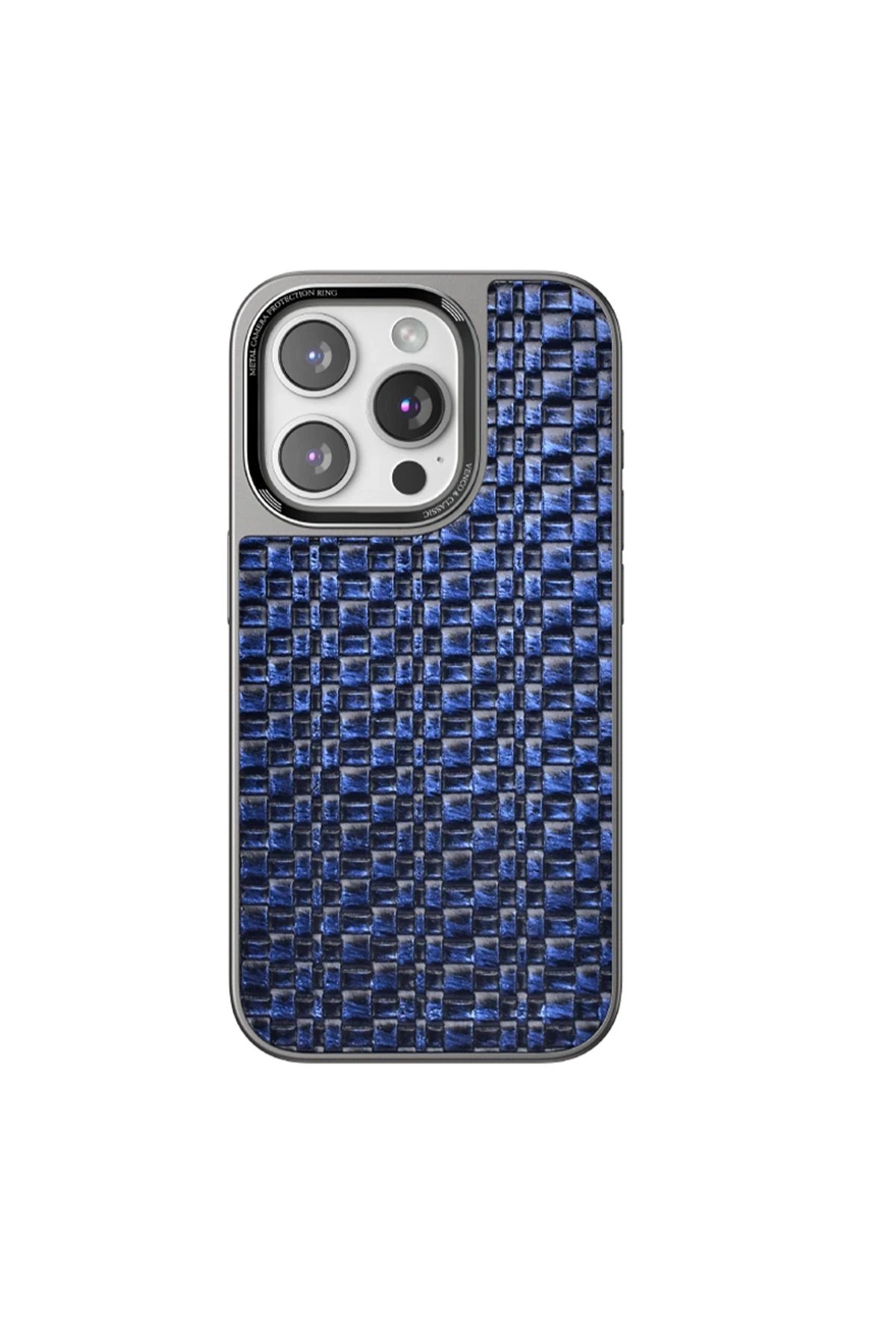 iPhone 14 Pro Brand Kapak - Lacivert-(5796)