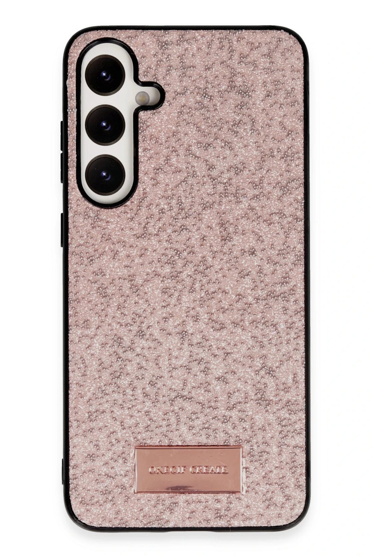 Samsung Galaxy A05S Bright Simli Kapak - Pembe-(5796)