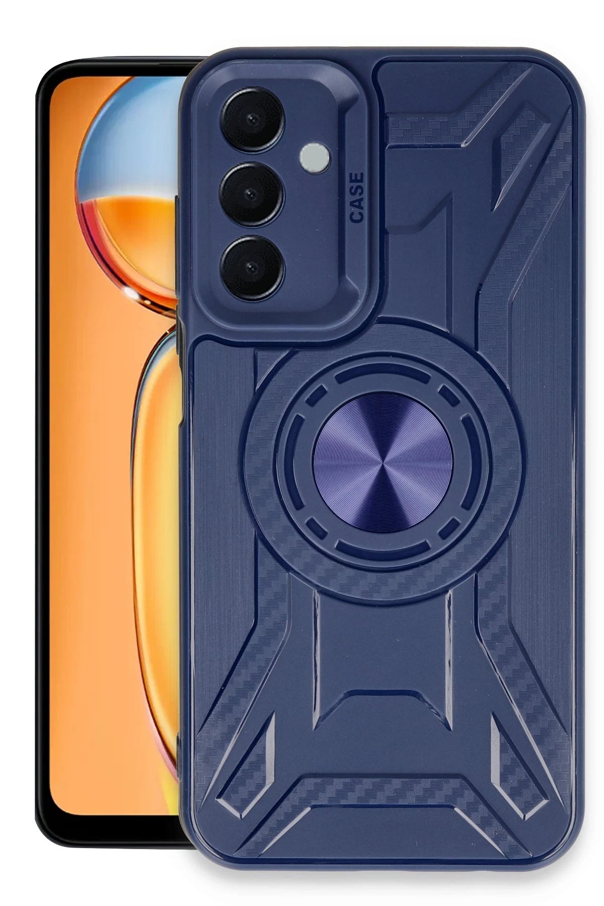Samsung Galaxy M15 Kılıf Lincoln Silikon - Lacivert-(5796)