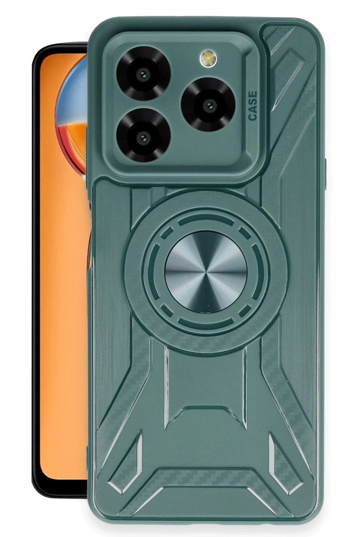 General Mobile Era 50 Kılıf Lincoln Silikon - Koyu Yeşil-(5796)