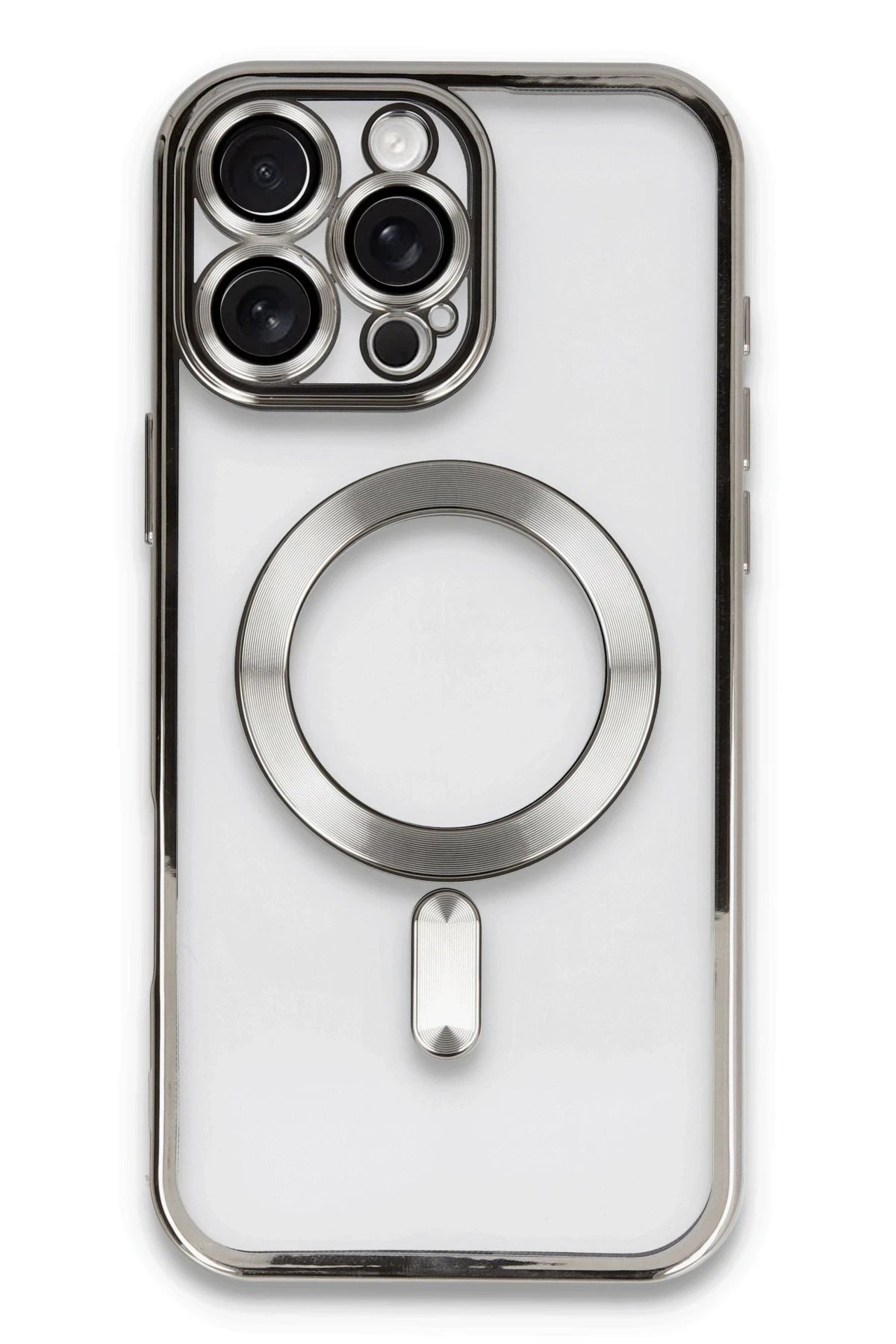 iPhone 16 Pro Max Kılıf Kross Magneticsafe Kapak - Titan Gri-(5796)