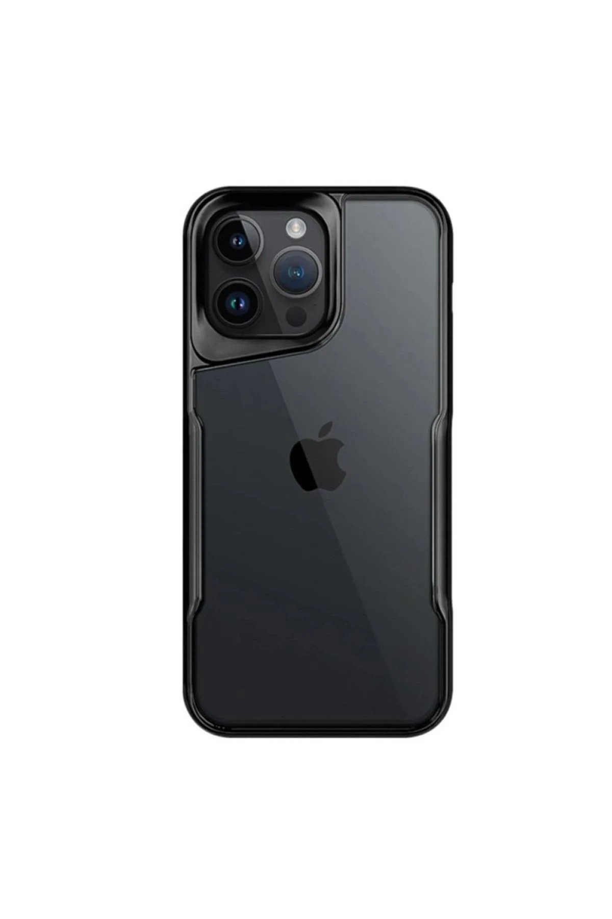 iPhone 16 Pro Max Kılıf Boyi Silikon Kapak - Siyah-(5796)