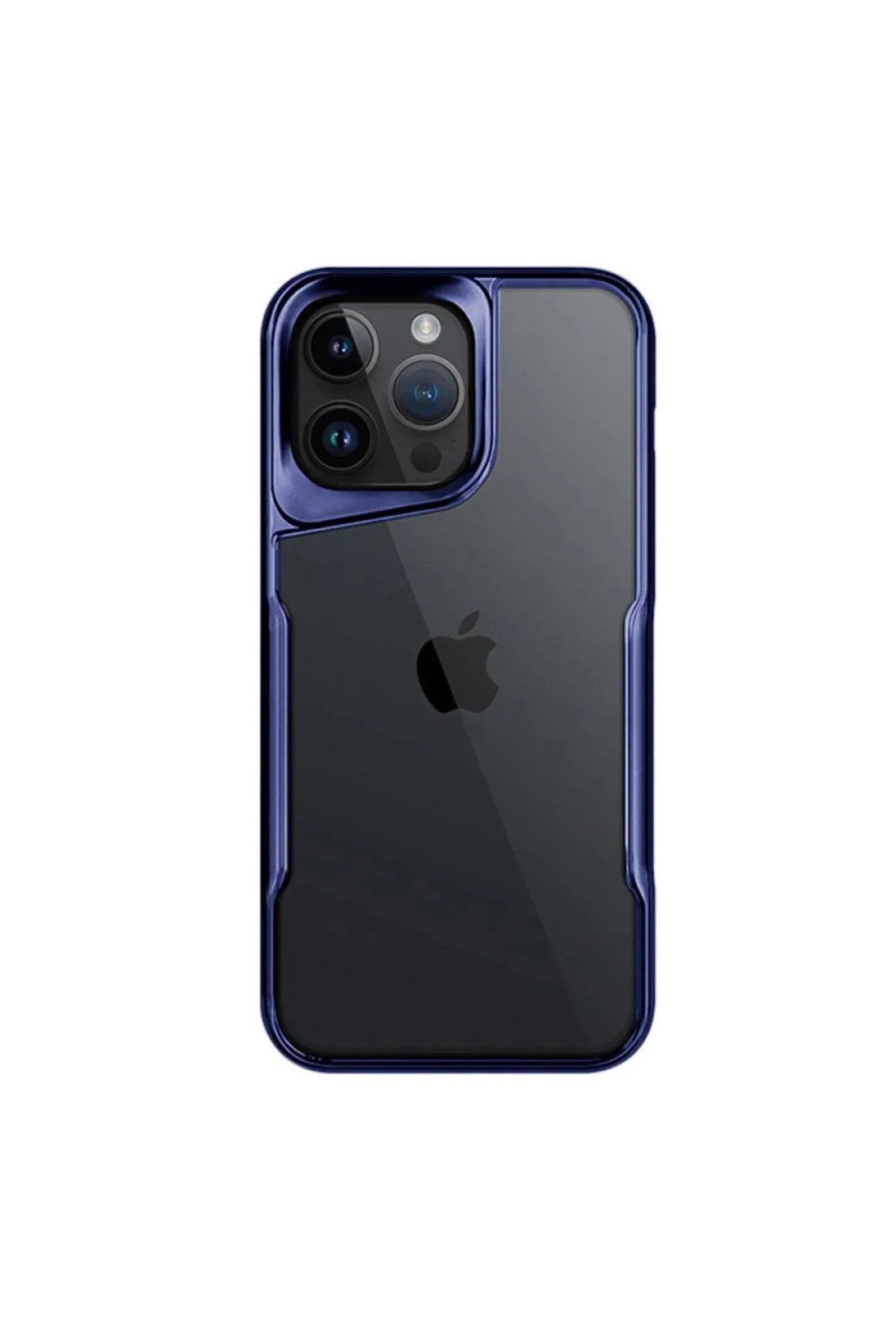 iPhone 16 Pro Max Kılıf Boyi Silikon Kapak - Lacivert-(5796)