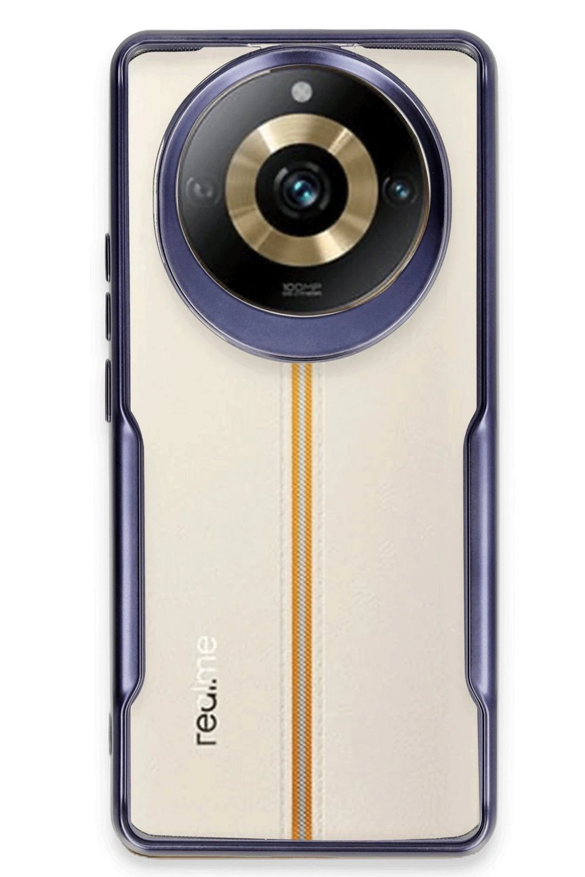 Realme 11 Pro Kılıf Boyi Silikon Kapak - Lacivert-(5796)