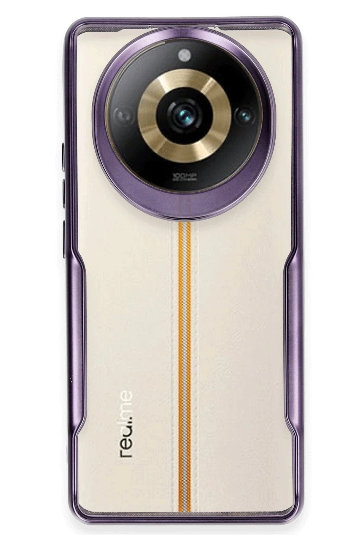 Realme 11 Pro Kılıf Boyi Silikon Kapak - Derin Mor-(5796)