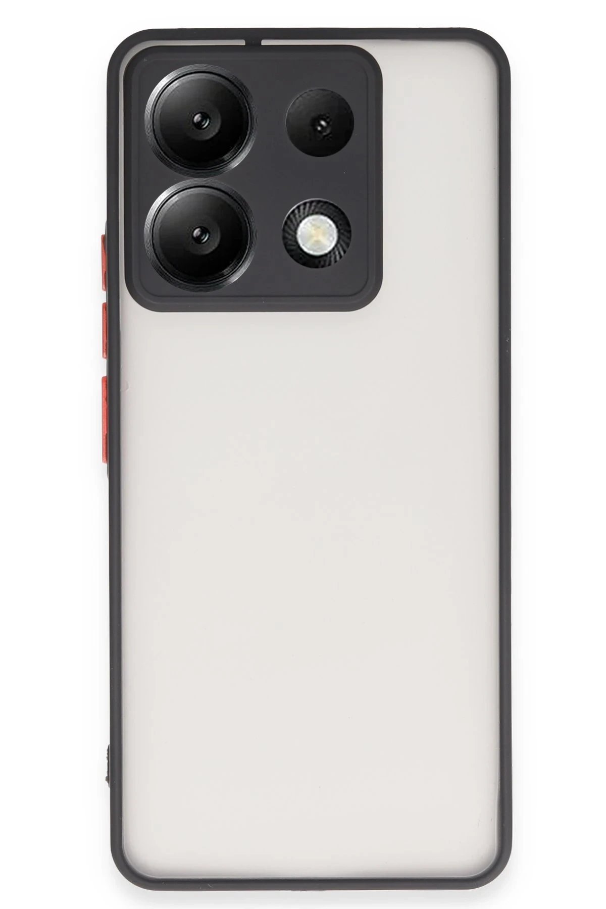 Xiaomi Redmi Note 13 5G Kılıf Montreal Silikon Kapak - Siyah-(5796)