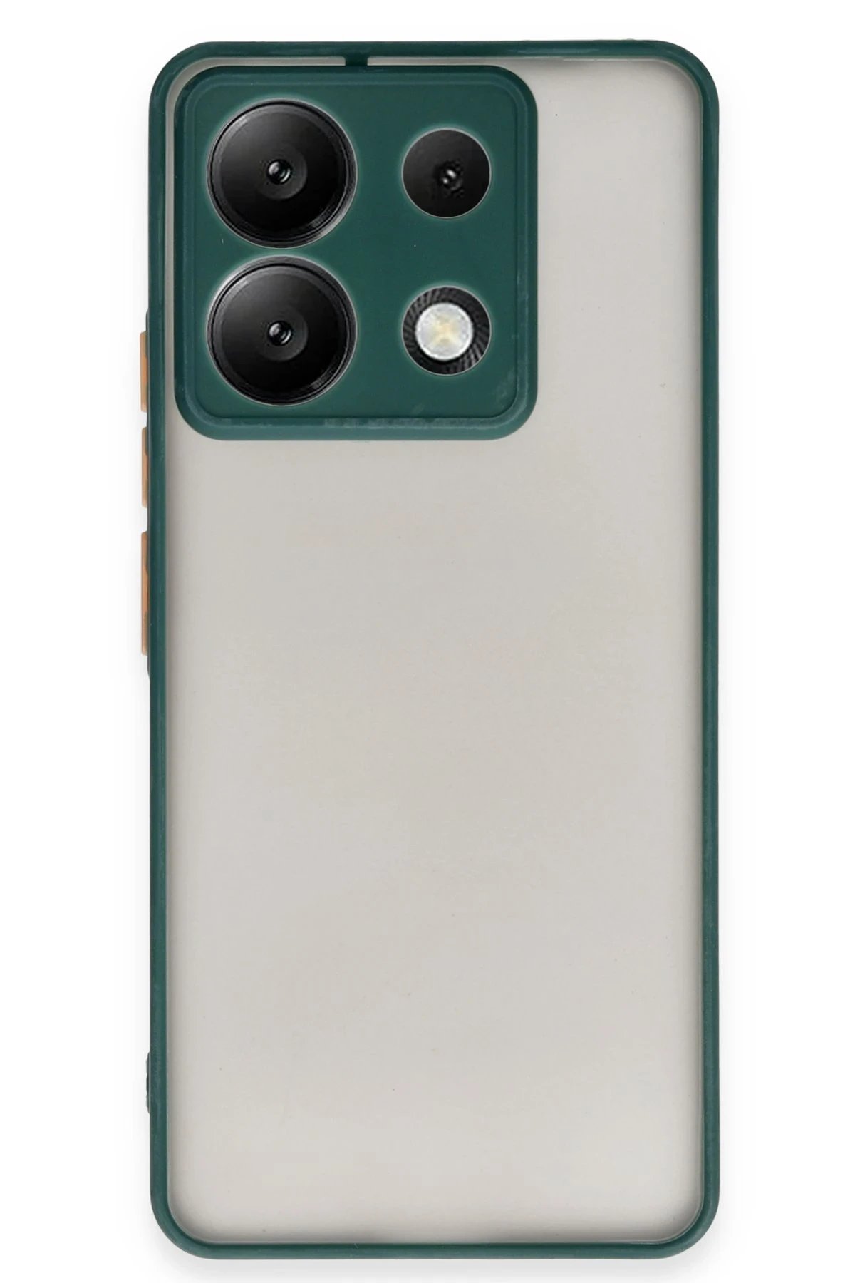 Xiaomi Redmi Note 13 5G Kılıf Montreal Silikon Kapak - Yeşil-(5796)
